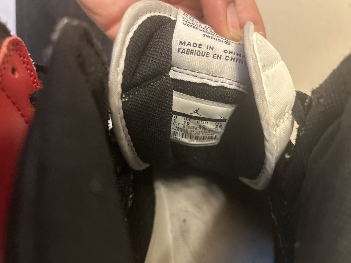 Jordan Brand Og Black Toe 1 Size US 11 / EU 44 - 1 Thumbnail