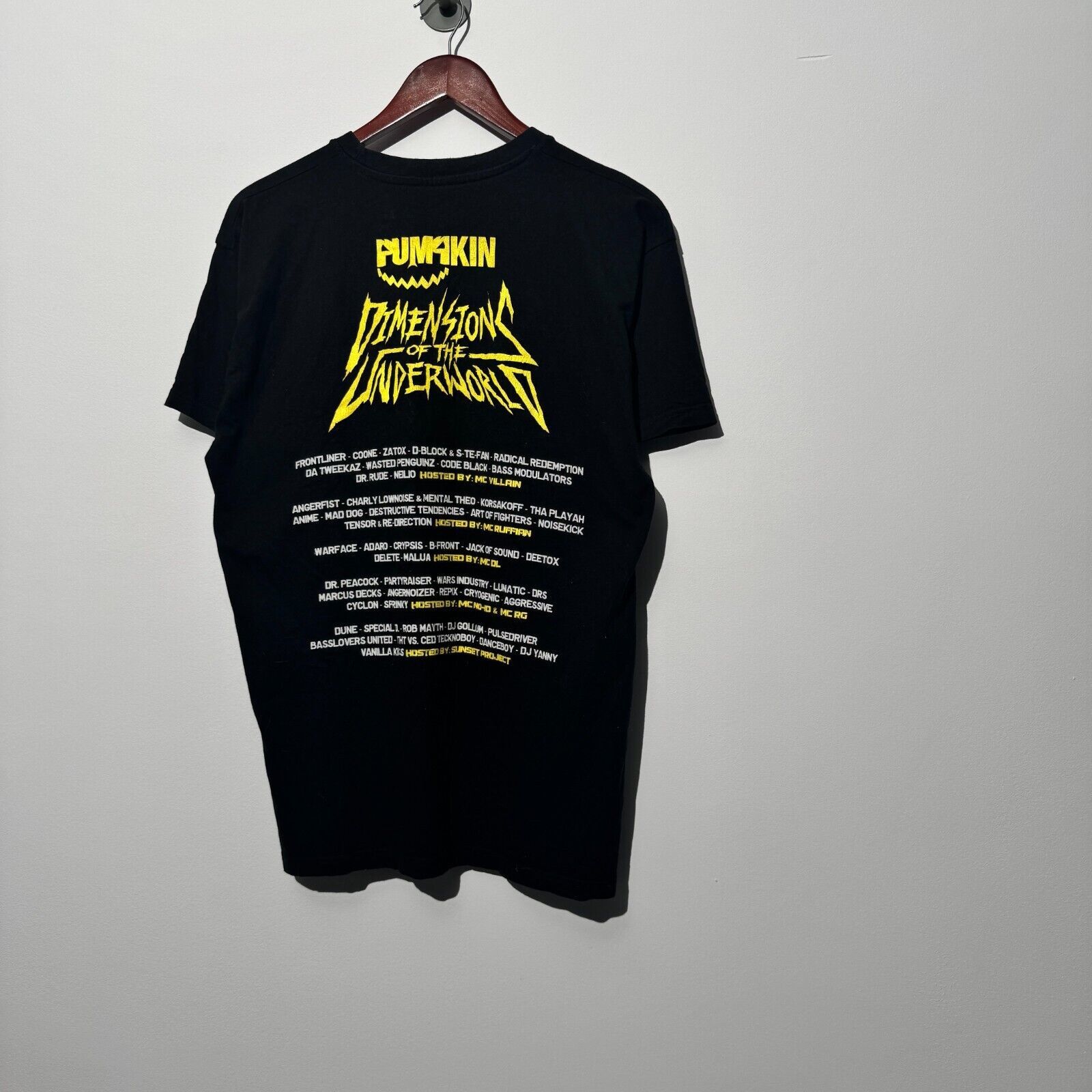 Vintage Vintage Unisex Black Cotton T-Shirt Size M Underworld Y2K Size US M / EU 48-50 / 2 - 8 Thumbnail