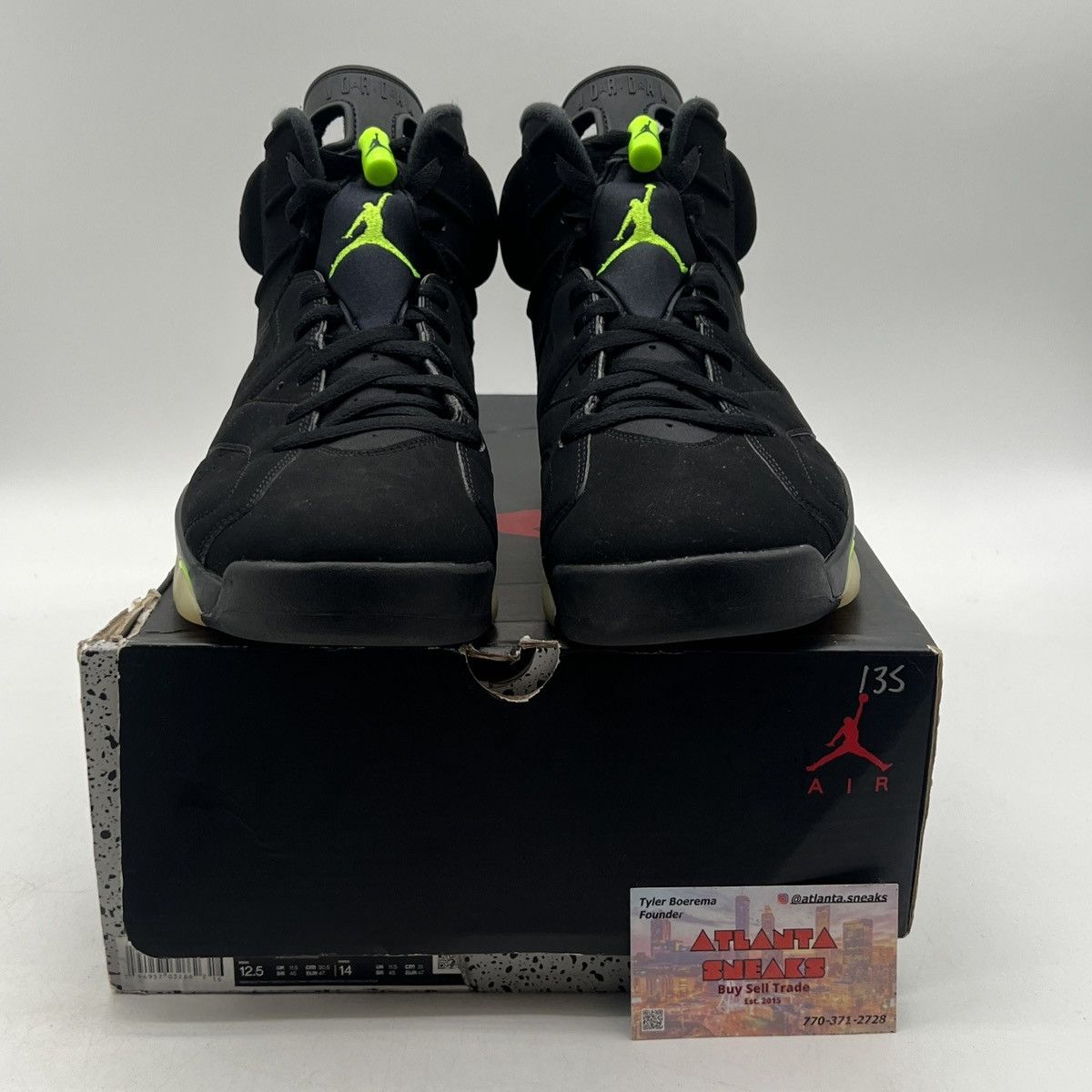 Jordan Brand Air Jordan 6 electric green Size US 12.5 / EU 45-46 - 2 Thumbnail