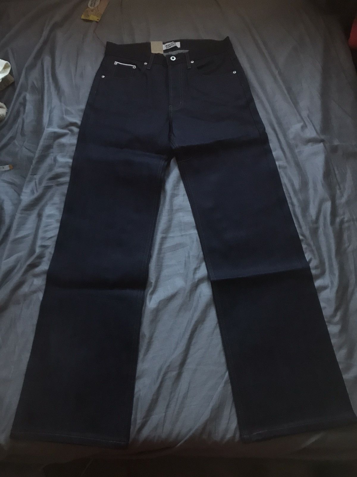 image of Naked Famous (Need Gone) Naked & Famous Stretch Selvedge Denim in Indigo Denim, Men's (Size 30)