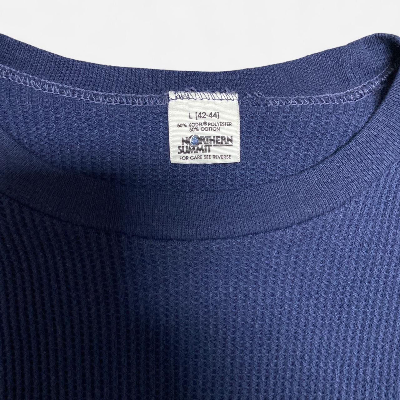 Other Vintage Northern Summit navy thermal waffle Longsleeve shirt Size US M / EU 48-50 / 2 - 3 Thumbnail