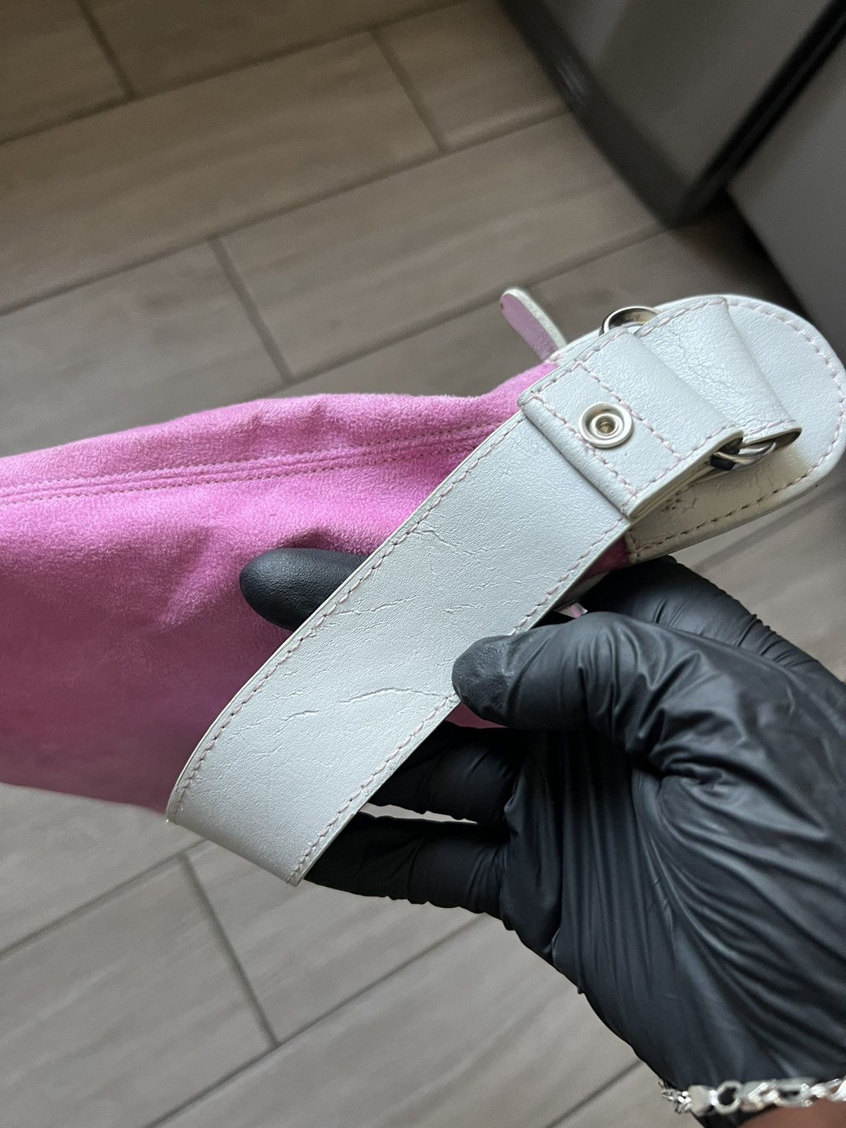 Nike 💕Pink Messenger Nike vintage Bag Y2K Streetwear Size ONE SIZE - 10 Thumbnail