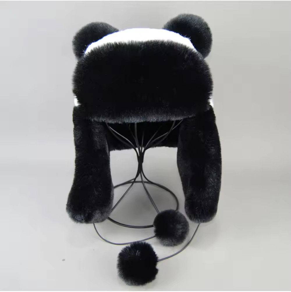 Vintage Unisex Faux Fur Rabbit Bomber Hat Size ONE SIZE - 2 Thumbnail
