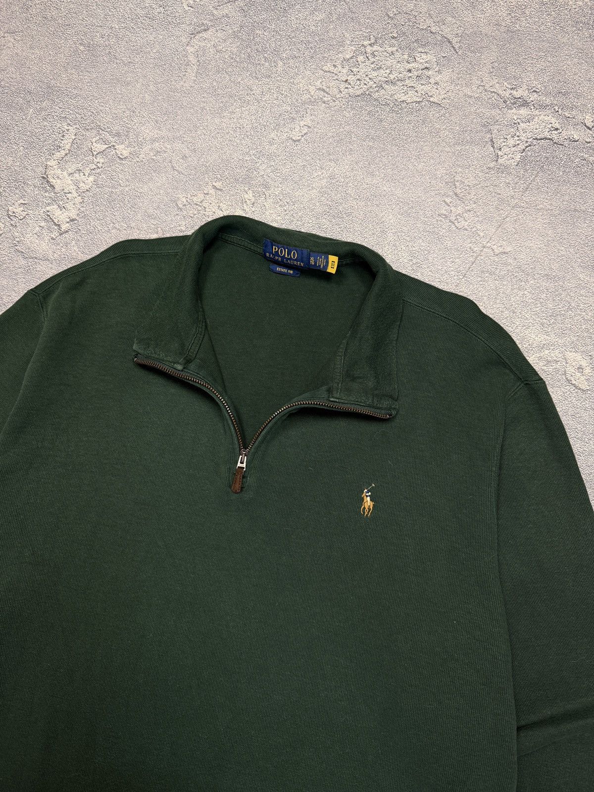 Polo Ralph Lauren Vintage Polo Ralph Lauren 1/3 zip Pullover Sweater Size US XL / EU 56 / 4 - 4 Thumbnail