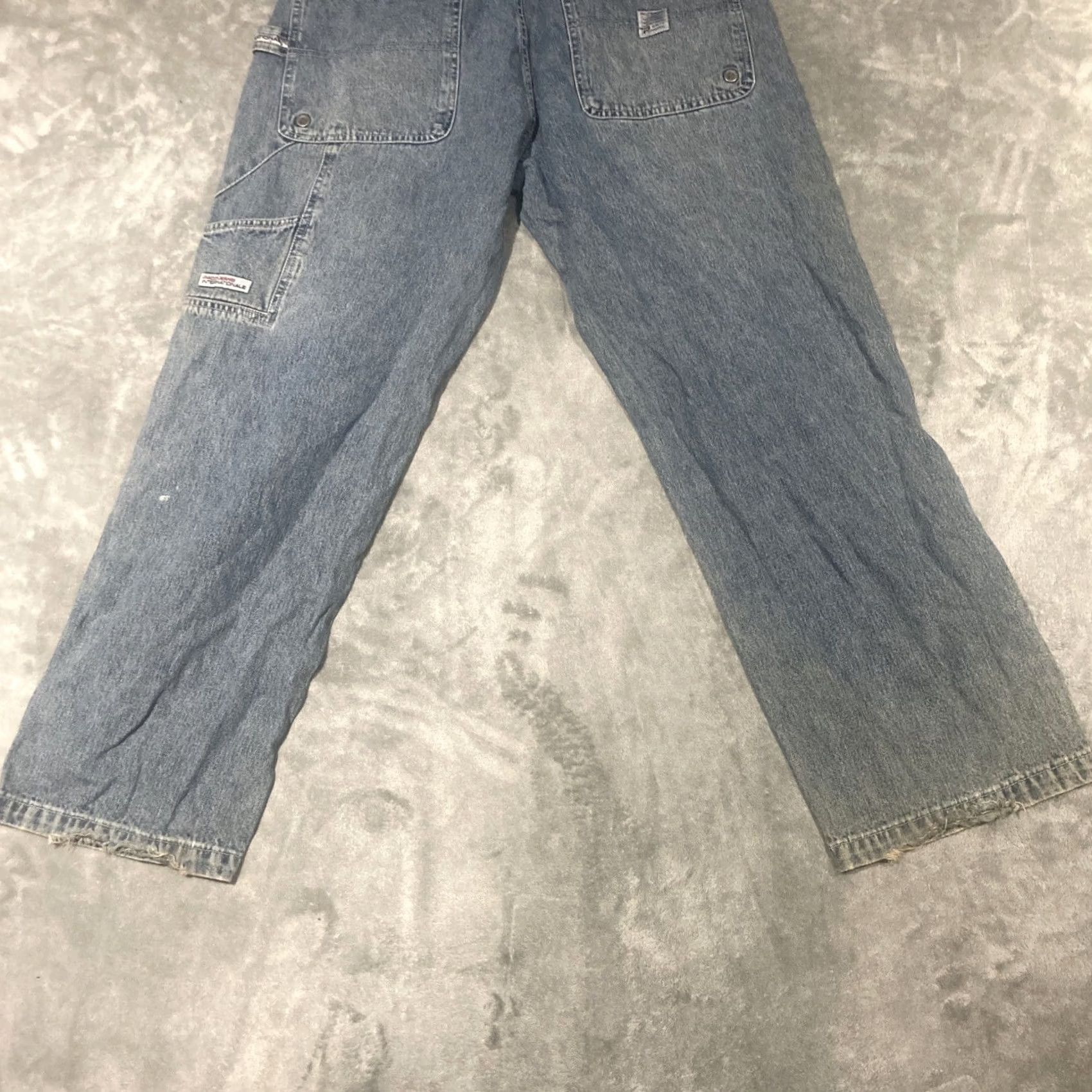 Vintage VINTAGE PACO Jeans Mens 32x30 Denim Distressed Wide-Leg Logo Hip Hop Carpenter Distressed Jeans Mens Regular Blue 30in Inseam WC Size US 32 / EU 48 - 7 Thumbnail