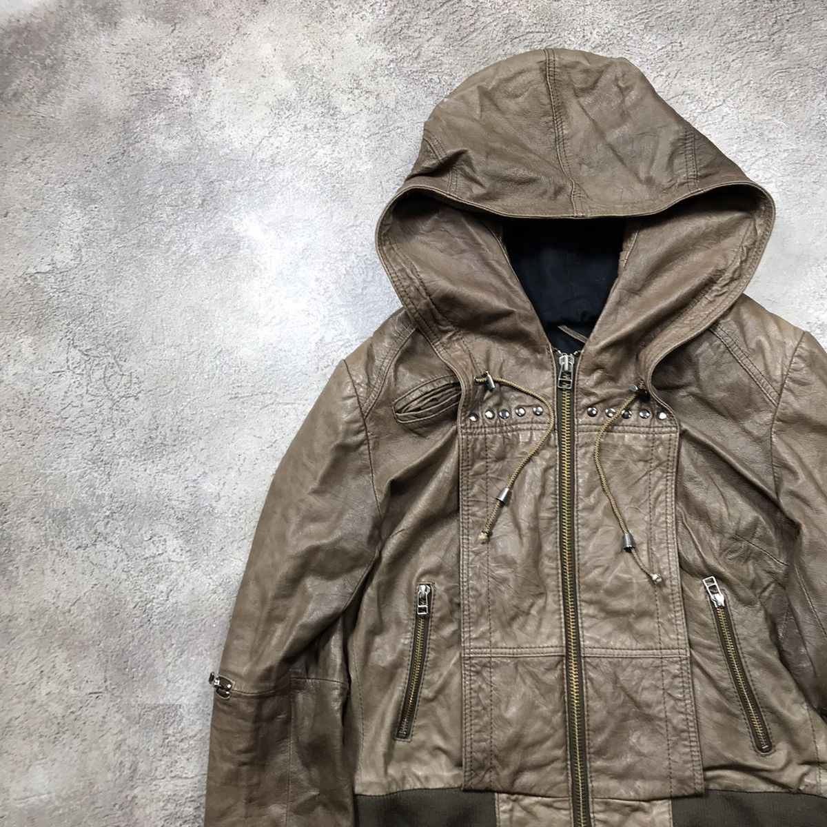 Vintage Vintage Y2K Quilted Bomber Jacket Streetwear Khaki Boxy M Size M / US 6-8 / IT 42-44 - 3 Thumbnail