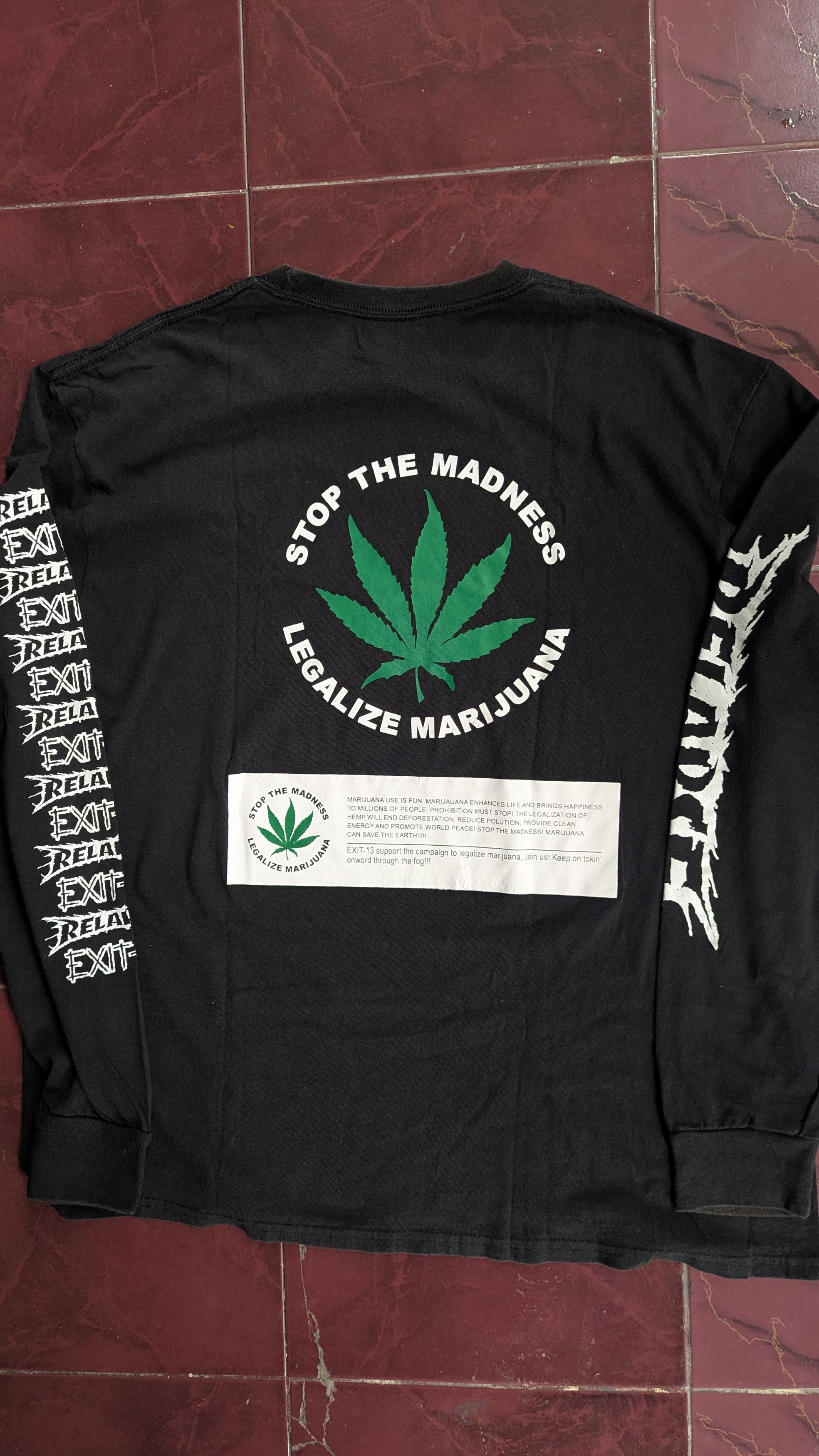 Band Tees vintage Exit 13 high life long sleeve 90s 00s relapse record Size US XL / EU 56 / 4 - 2 Thumbnail