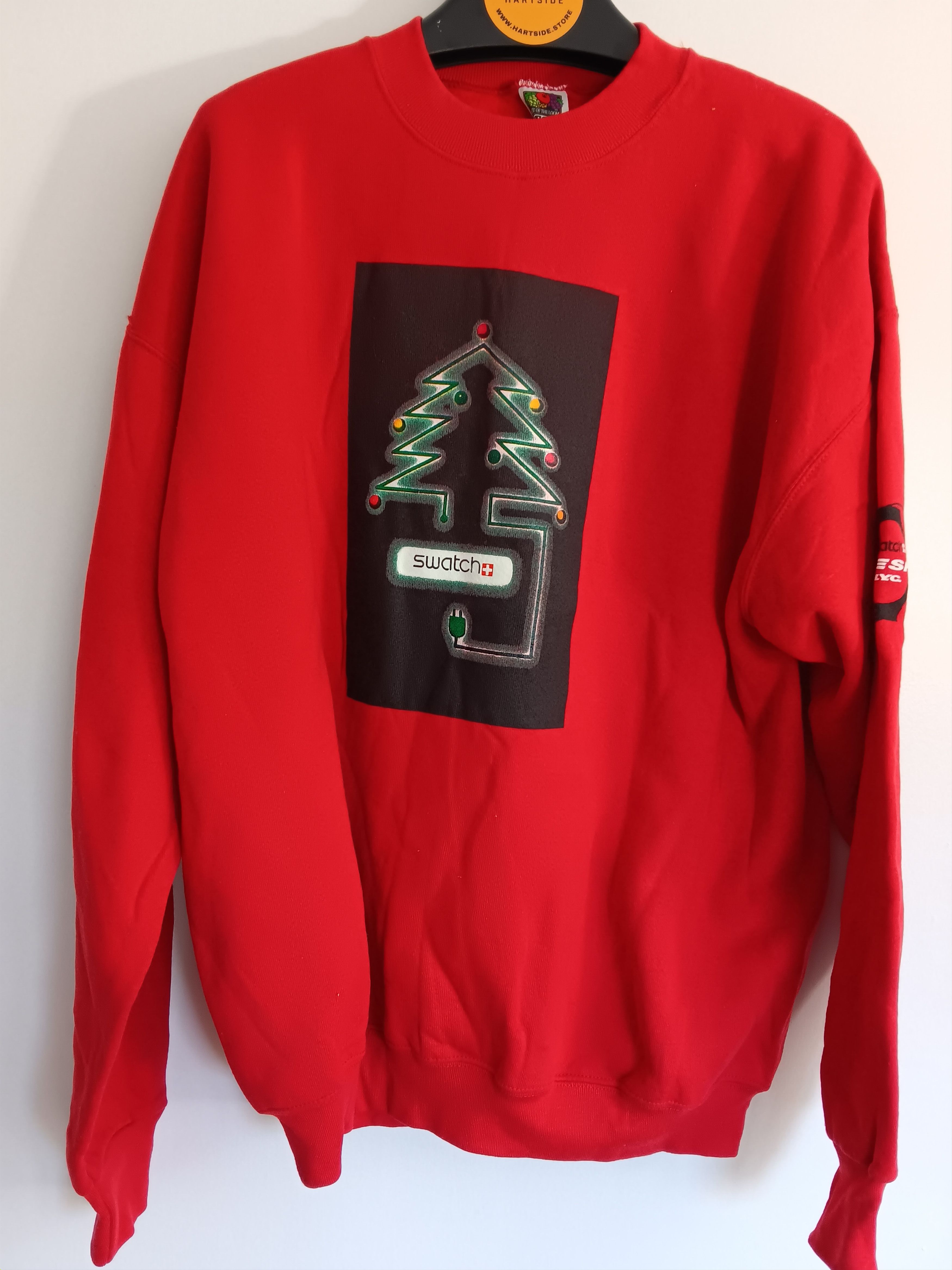 Swatch Vintage Swatch Holiday / Christmas Sweater - X-LARGE - NOS Size US XL / EU 56 / 4 - 1 Thumbnail