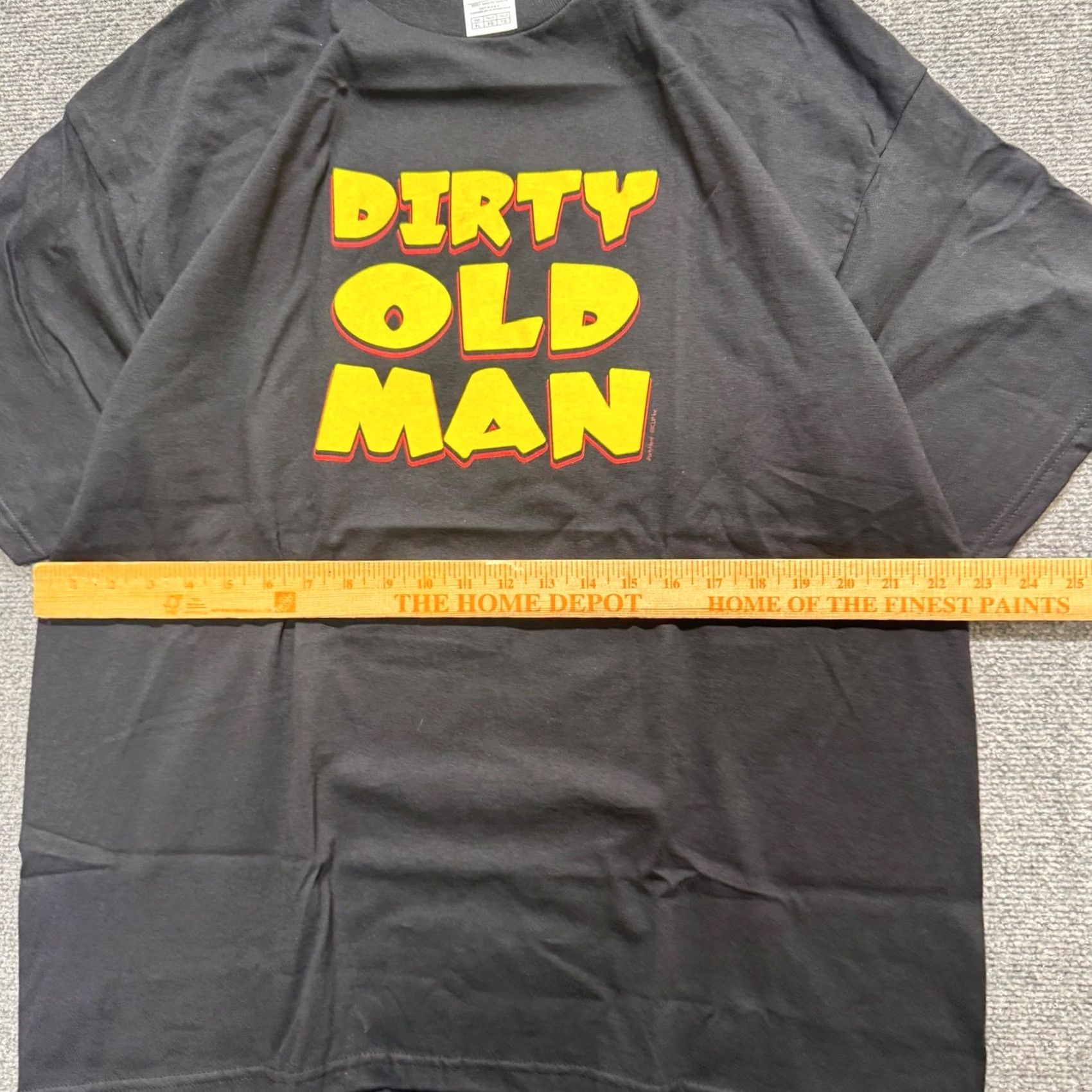Vintage VINTAGE Delta Pro Weight T-Shirt Men XL Black 100% Cotton Meme Distressed Old Man Size US XL / EU 56 / 4 - 5 Thumbnail