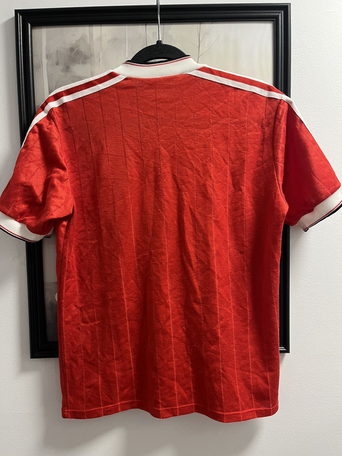 Adidas Very rare vintage Manchester United jersey 1982 1984 Size US L / EU 52-54 / 3 - 8 Thumbnail
