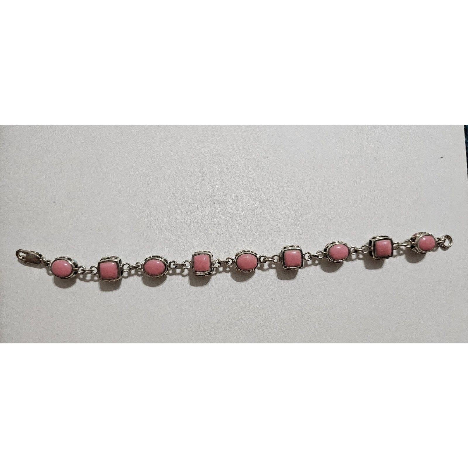 Pink Pink Conch Shell Bead Bracelet Silver 925 Size ONE SIZE - 3 Thumbnail