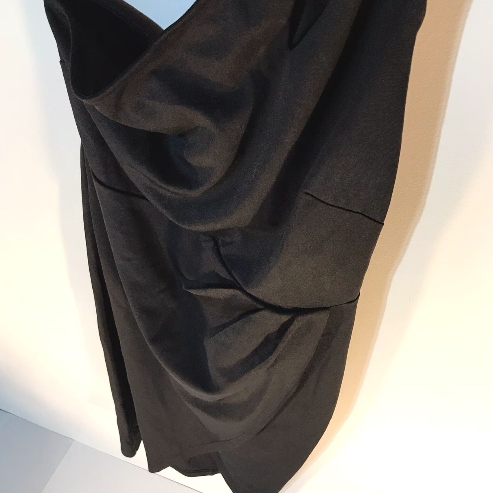 Vintage Grace Karin Women's Knee-Length Formal Dress One Shoulder Black Size M Evening Party Elegant Size M / US 6-8 / IT 42-44 - 3 Thumbnail