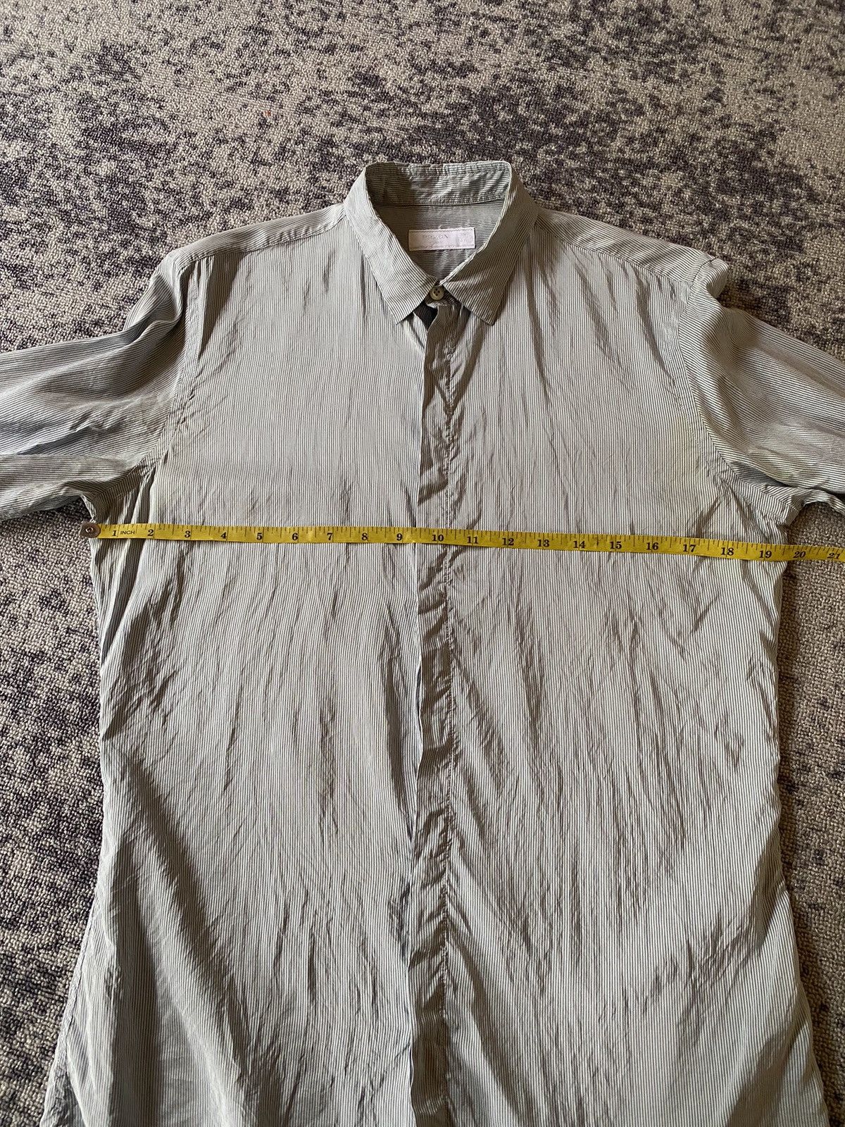 Prada Prada hidden button stripe shirt Size US M / EU 48-50 / 2 - 13 Thumbnail
