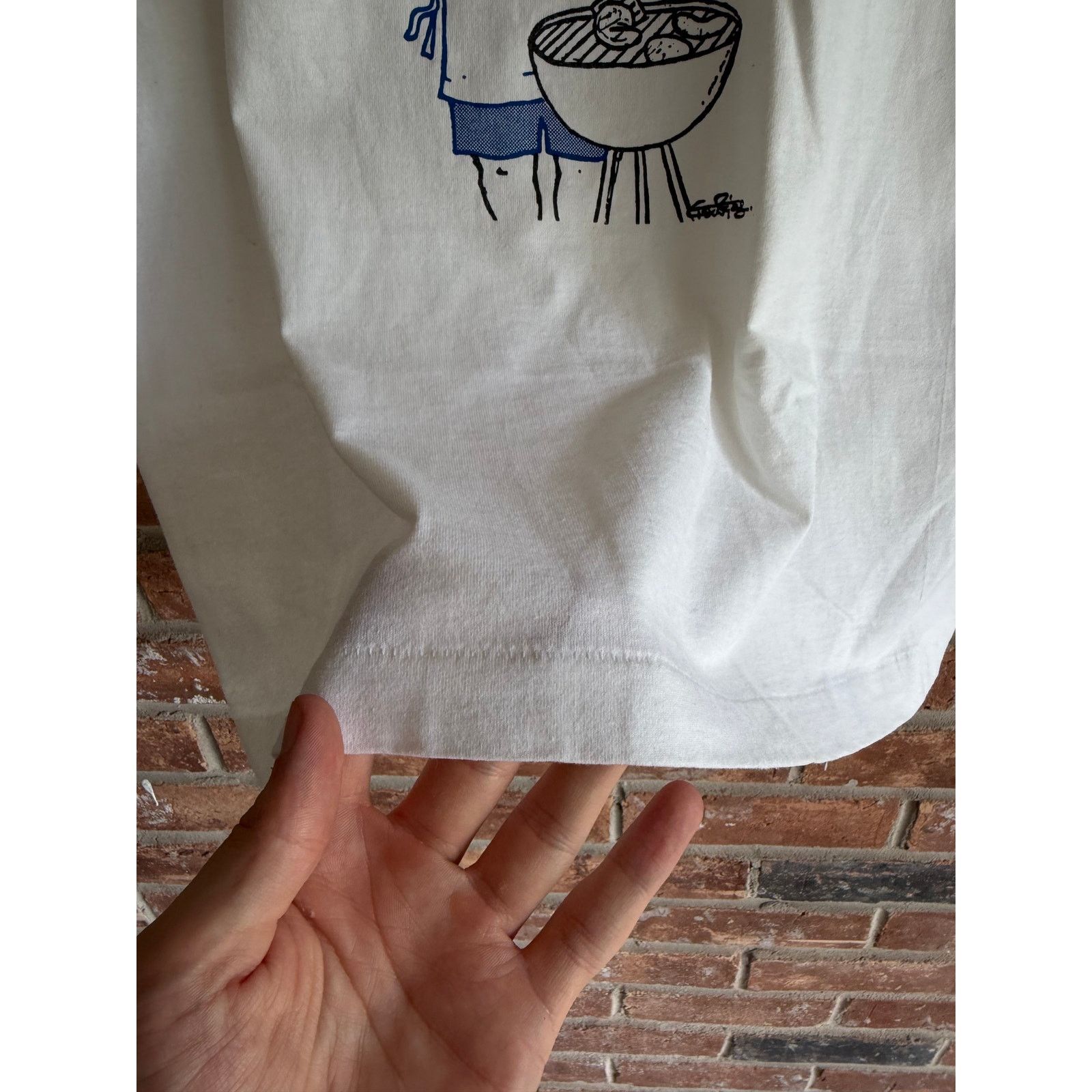Fruit Of The Loom 1994 Comdisco Picnic Tee Single Stitch USA White Large Size US L / EU 52-54 / 3 - 3 Thumbnail