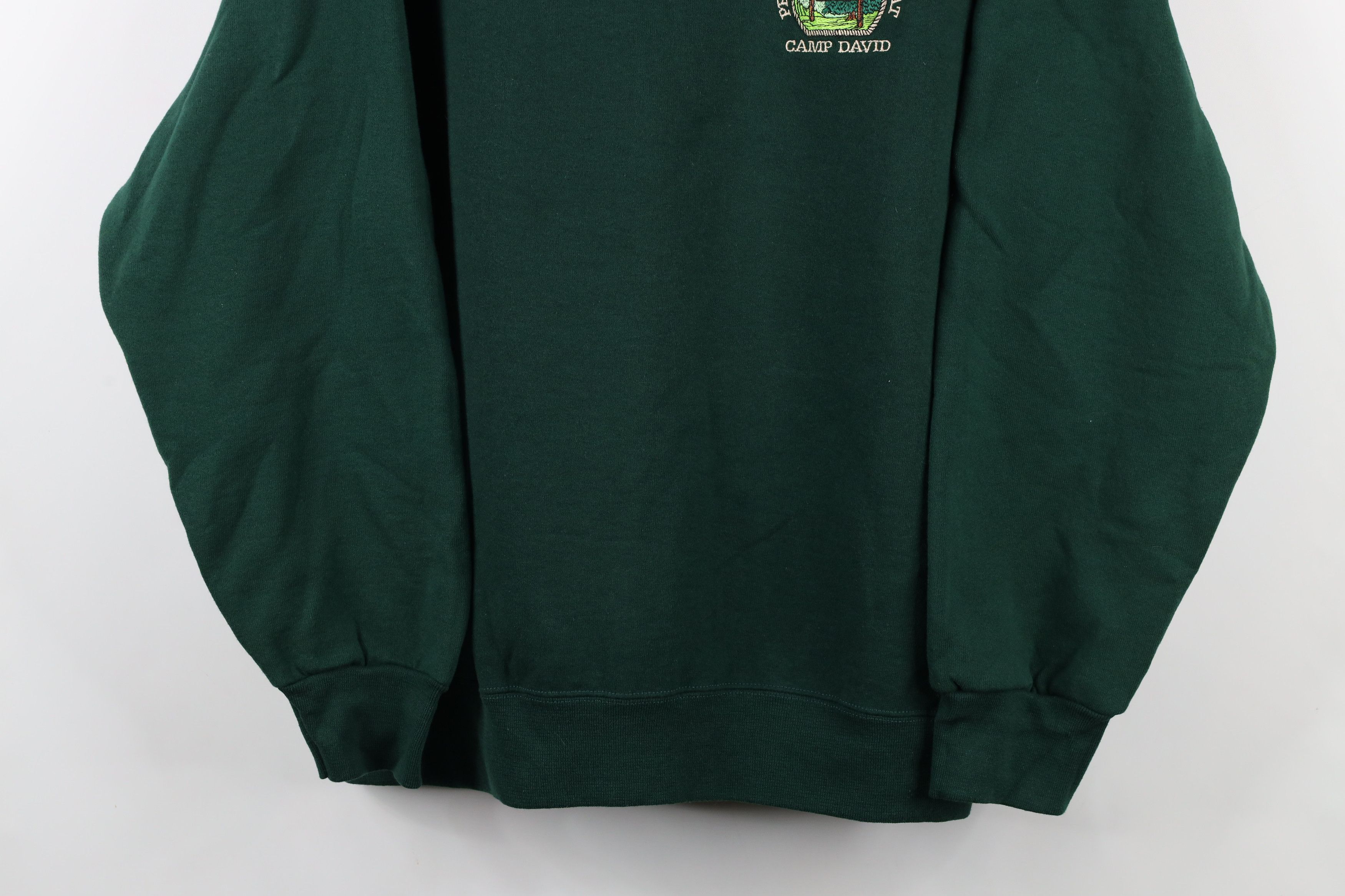 Vintage Vintage 90s Presidential Camp David Crewneck Sweatshirt Size US XXL / EU 58 / 5 - 3 Thumbnail