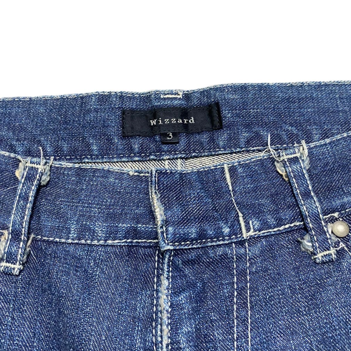 Japanese Brand Wizzard Japan Clawmark Denim Flare Jeans Hedi Slimane Size US 32 / EU 48 - 6 Thumbnail