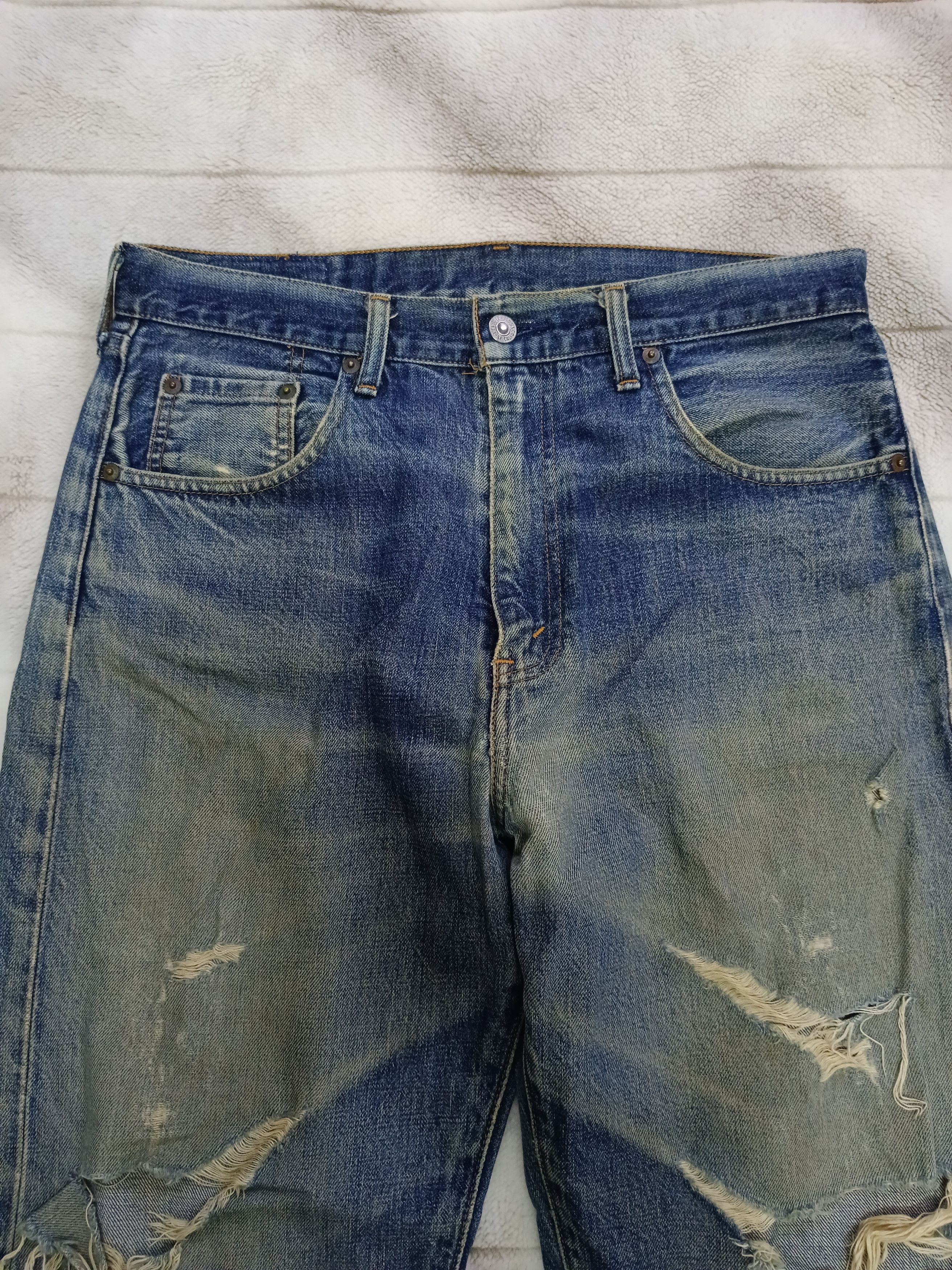 Levi's Vintage Clothing DISTRESSED LEVIS BIG E 504Z SELVEDGE Size US 33 - 2 Thumbnail