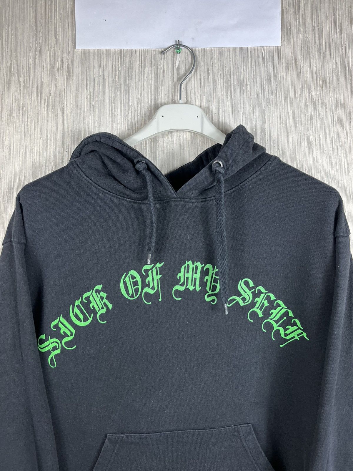 Designer × Insane Cult Insane Cult New York Sick of my self cropped hoodie spellout Size US S / EU 44-46 / 1 - 3 Thumbnail