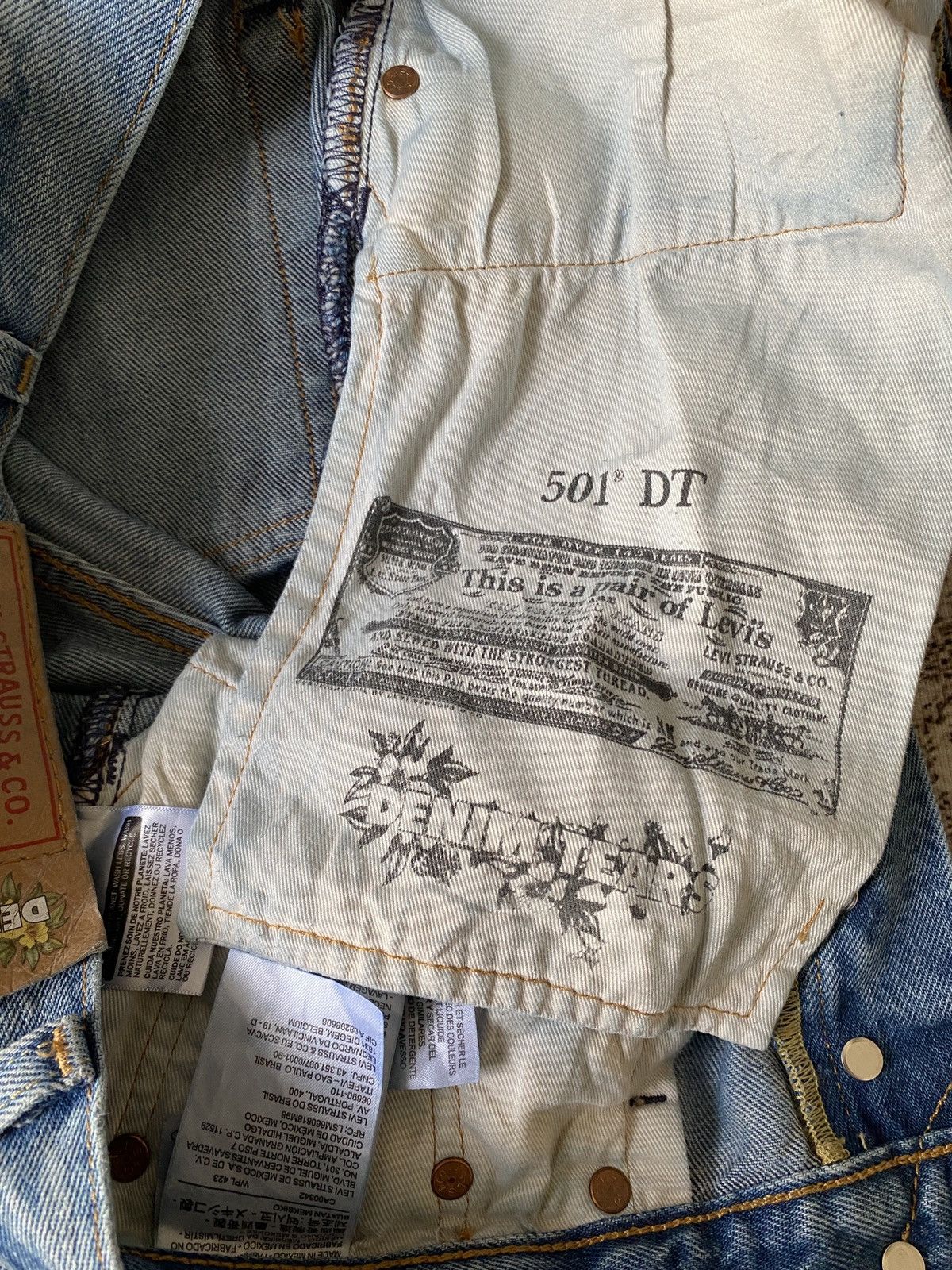 DENIM TEARS × Levi's Levi’s X Denim Tears Jeans Size US 29 - 23 Thumbnail