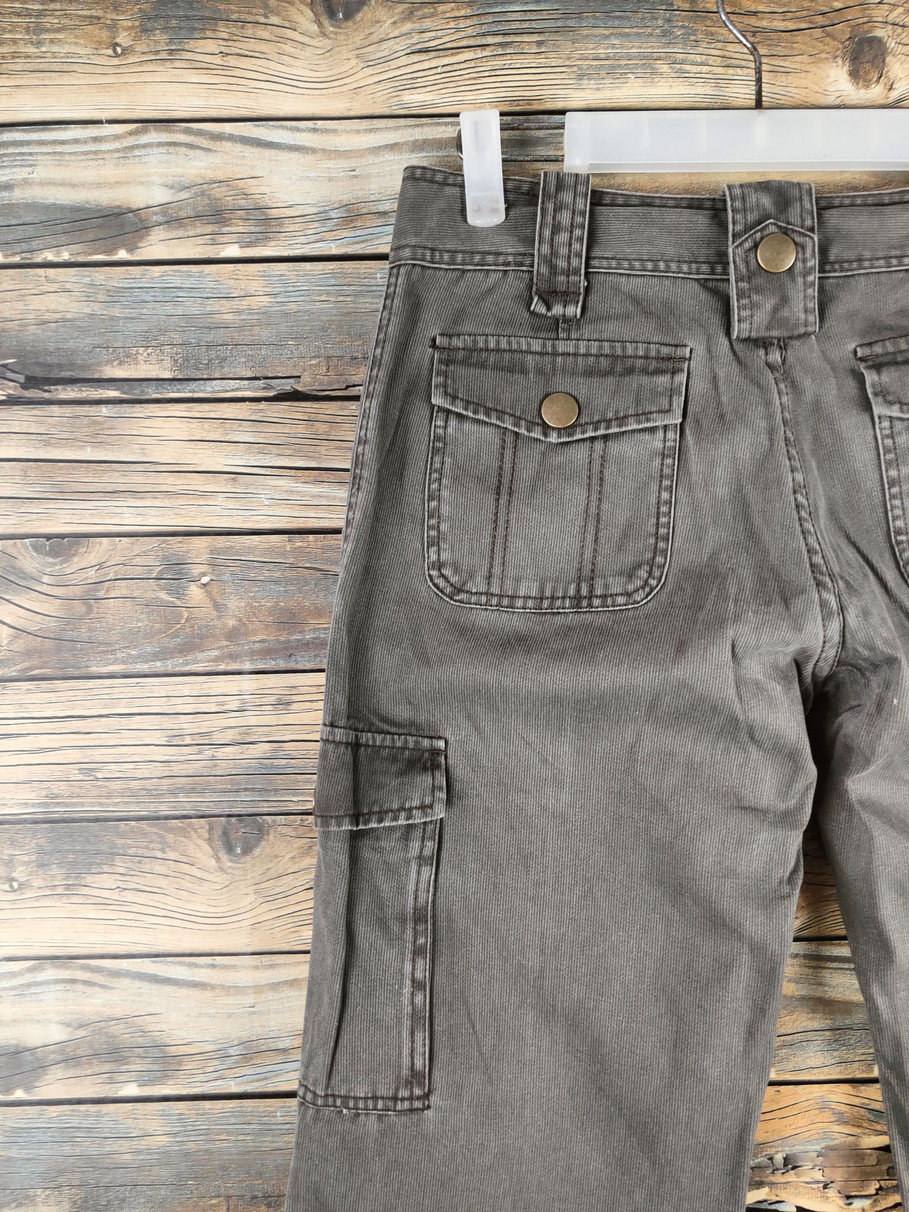 Japanese Brand Wind Blows Olive Multipocket Cargo Pants #S2841 Size 29" - 8 Thumbnail