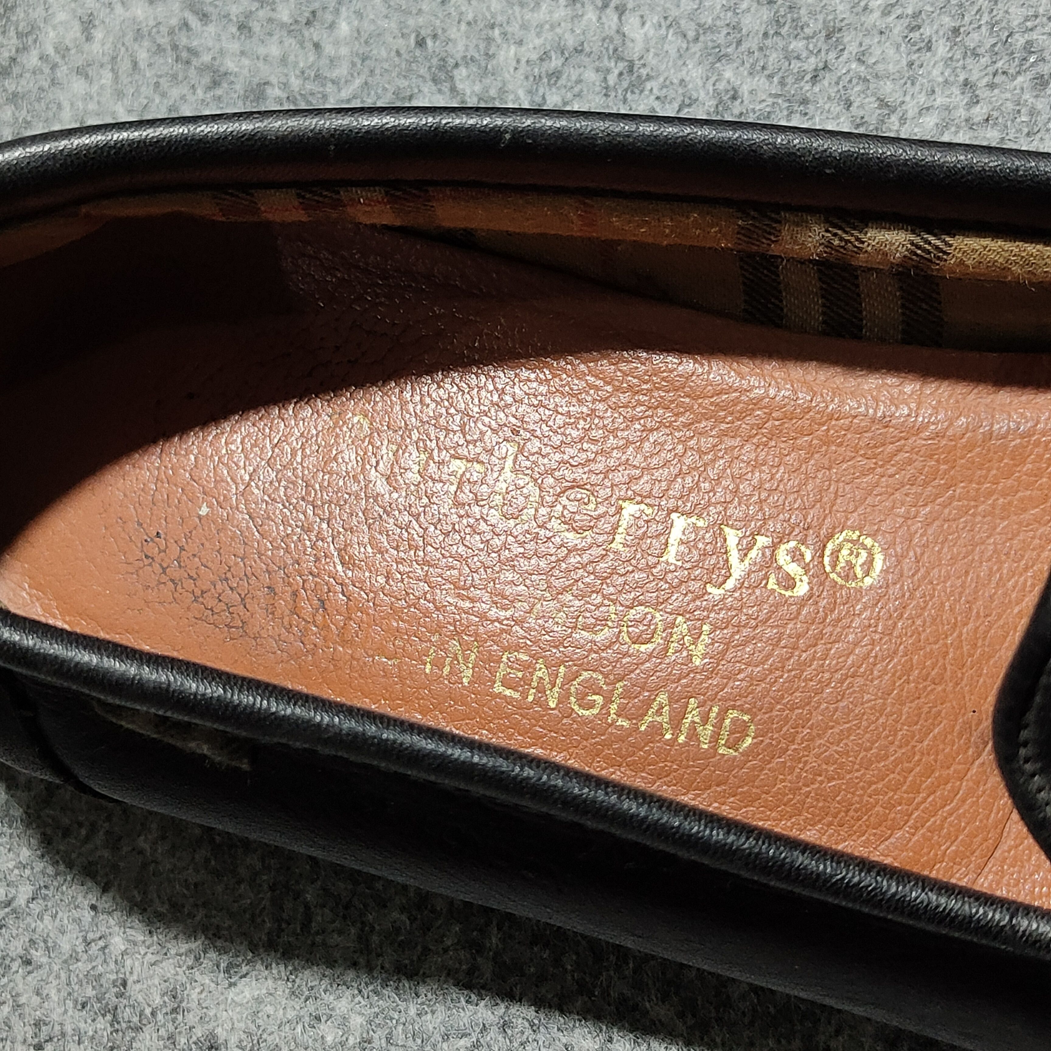 Burberry 🔥Vintge BURBERRYS OF LONDON Loafers Black Shoes Size US 5 / EU 37 - 4 Thumbnail