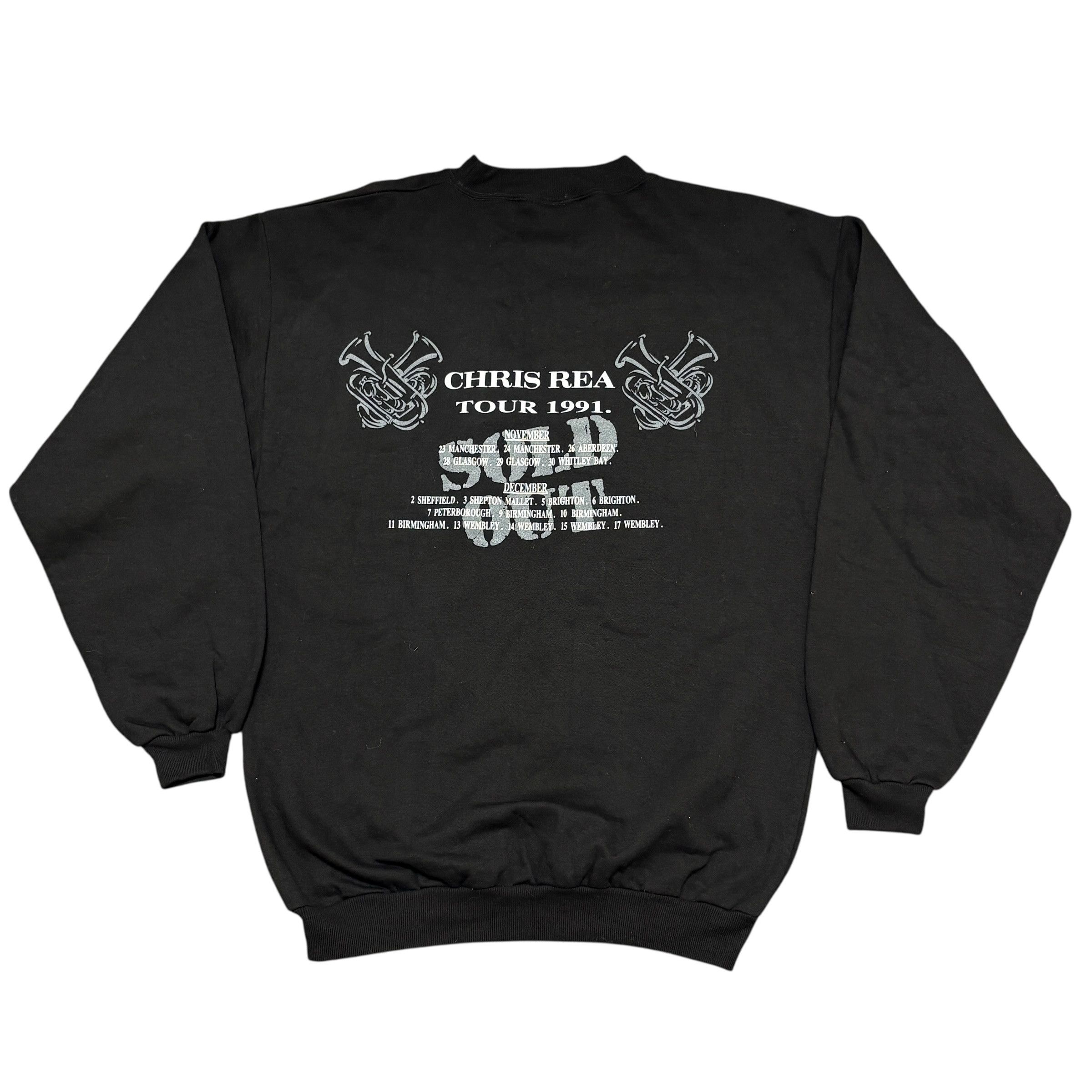 Band Tees Chris Rea Vintage Band Sweatshirt 90s Tour Music Merch Size US L / EU 52-54 / 3 - 2 Thumbnail