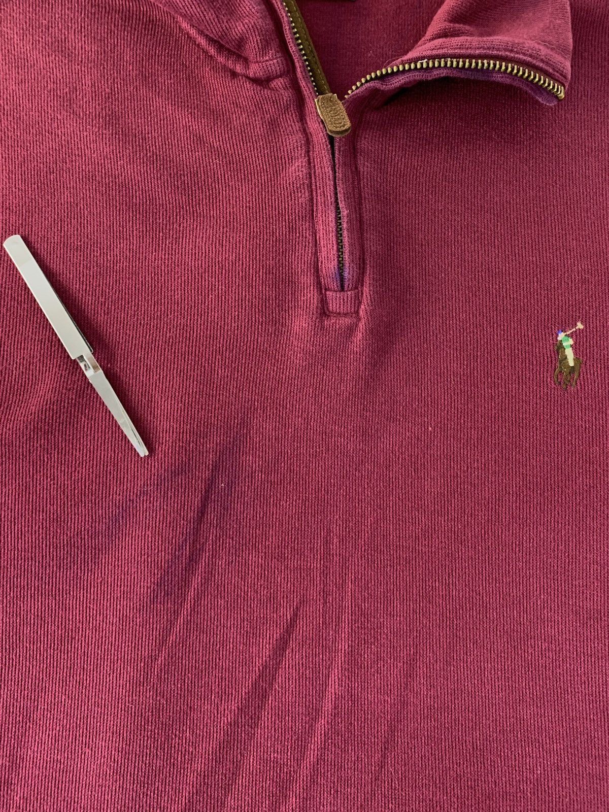 Polo Ralph Lauren 90s Polo Ralph Lauren Sweater Half Zipper Embroidery Logo Size US M / EU 48-50 / 2 - 11 Thumbnail