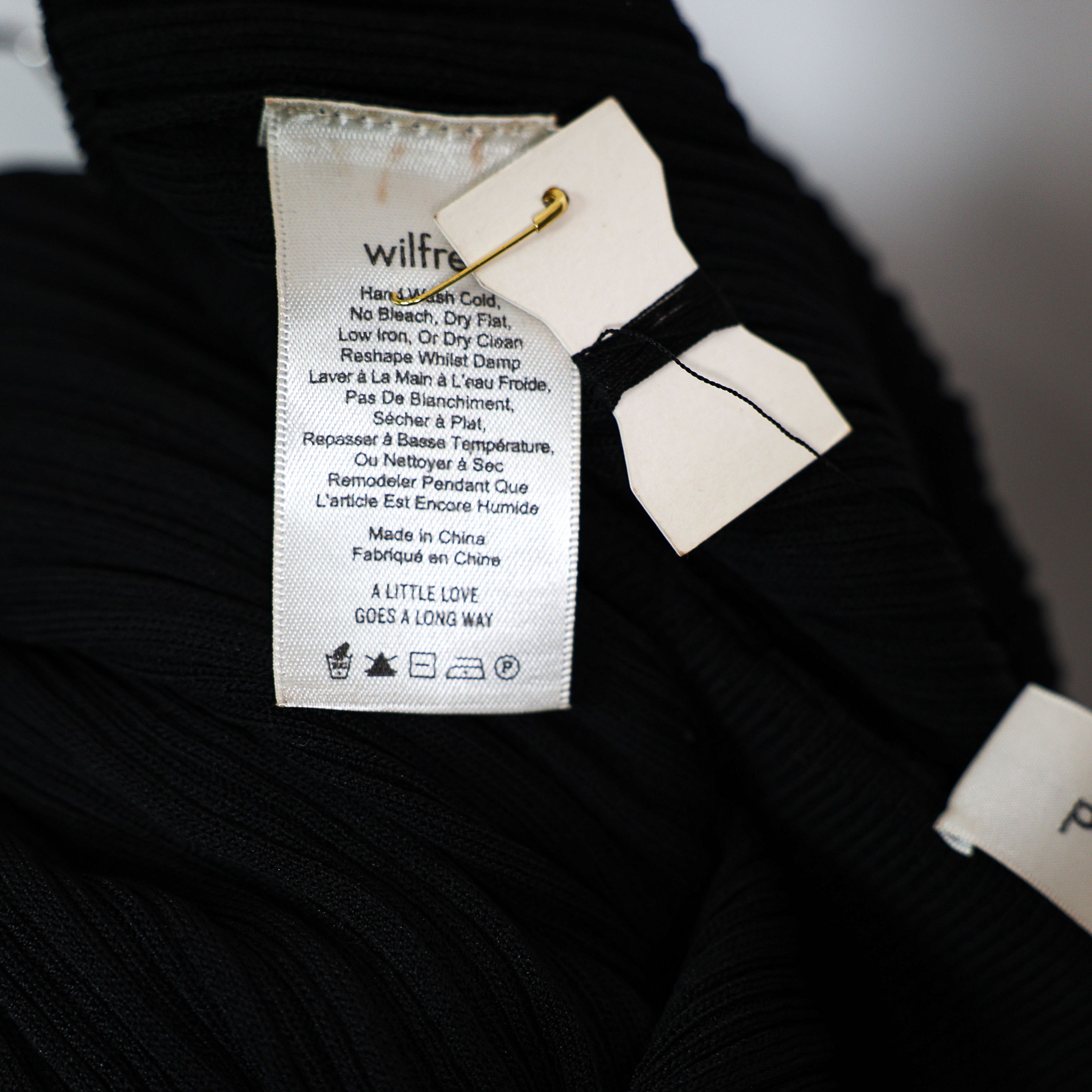 Aritzia Wilfred Aritzia Ribbed Knit Slit Stretch Mid Size 25" / US 0 / IT 36 - 3 Thumbnail