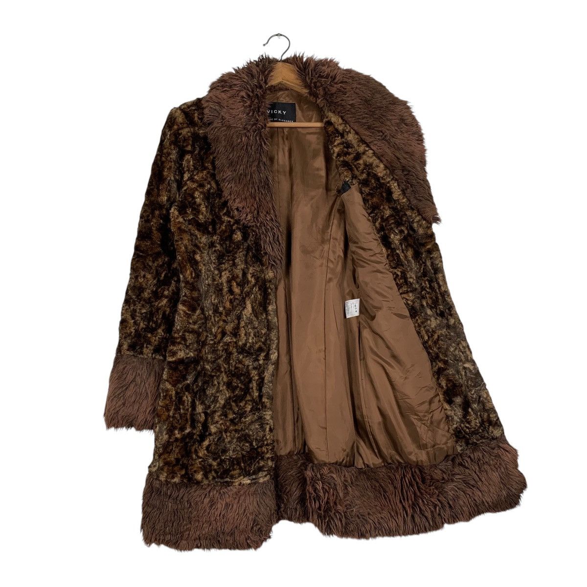Japanese Brand Japanese Brand Vicky Faux Fur Elegance Coat Size M / US 6-8 / IT 42-44 - 9 Thumbnail
