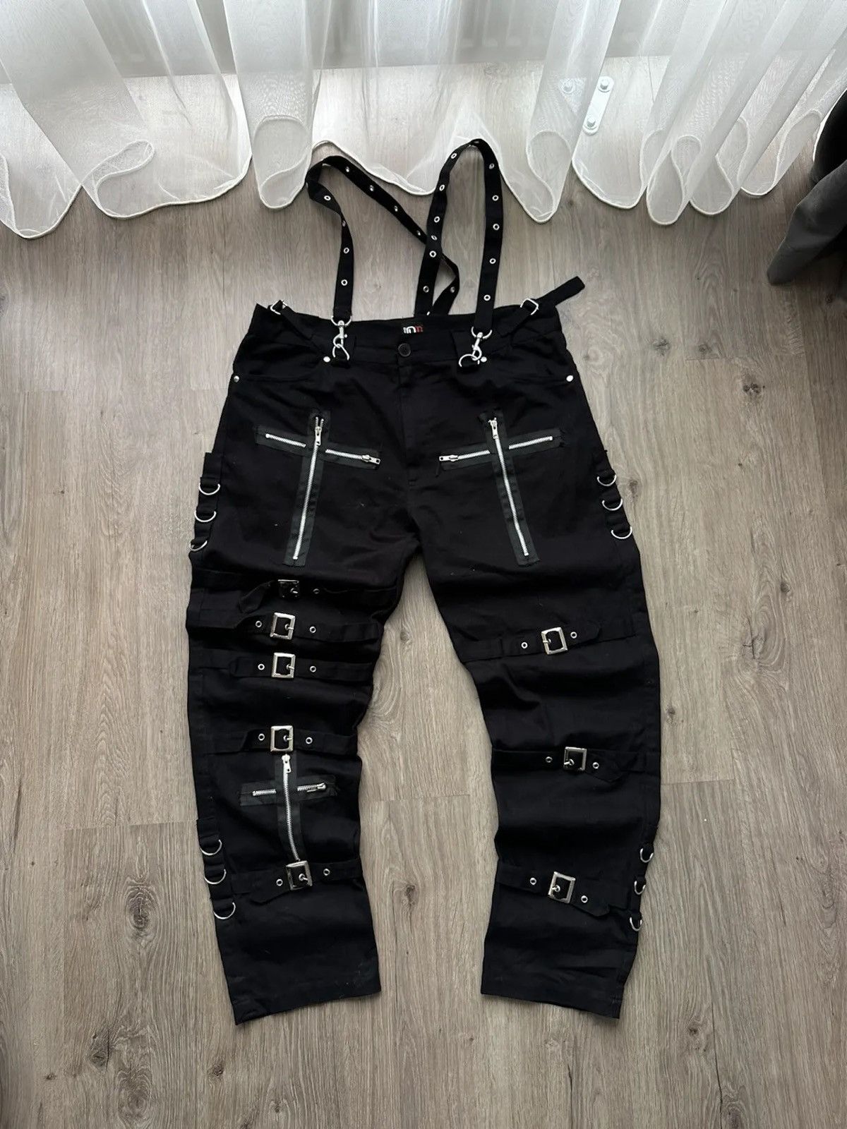 image of Vintage Bondage Junya Watanabe Japanese Style Black Pants, Men's (Size 34)