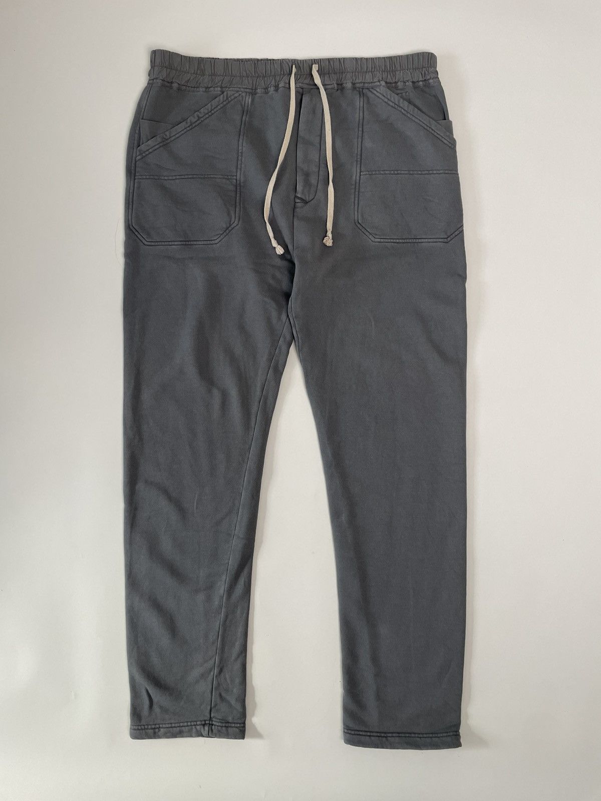 Rick Owens Rick Owens FW13 Petrol Felpa Lounge Sweatpants Size US 36 / EU 52 - 1 Thumbnail