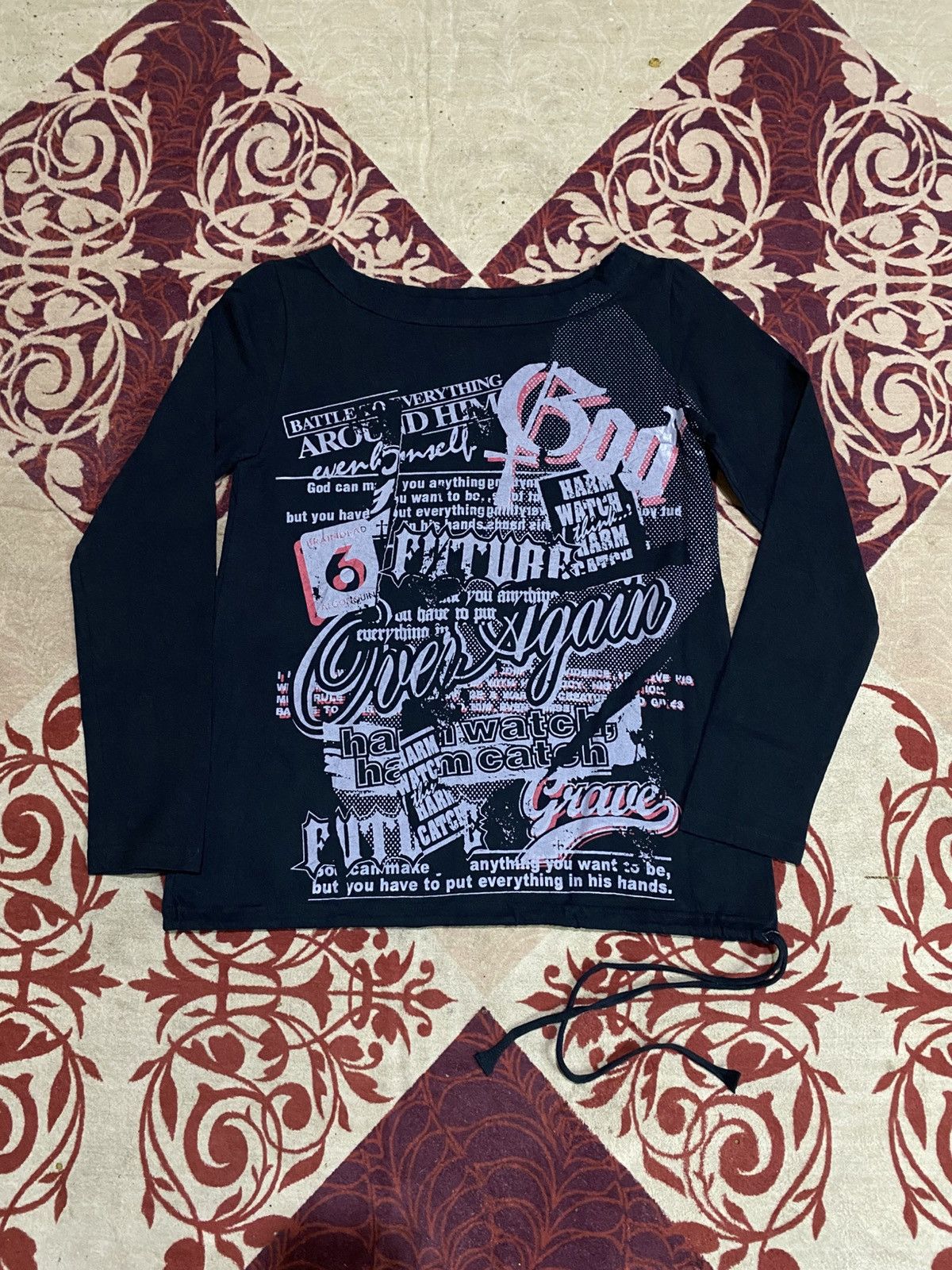 Japanese Brand Algonquins Poem Vkei Punk Style Long Sleeve Size ONE SIZE - 1 Thumbnail