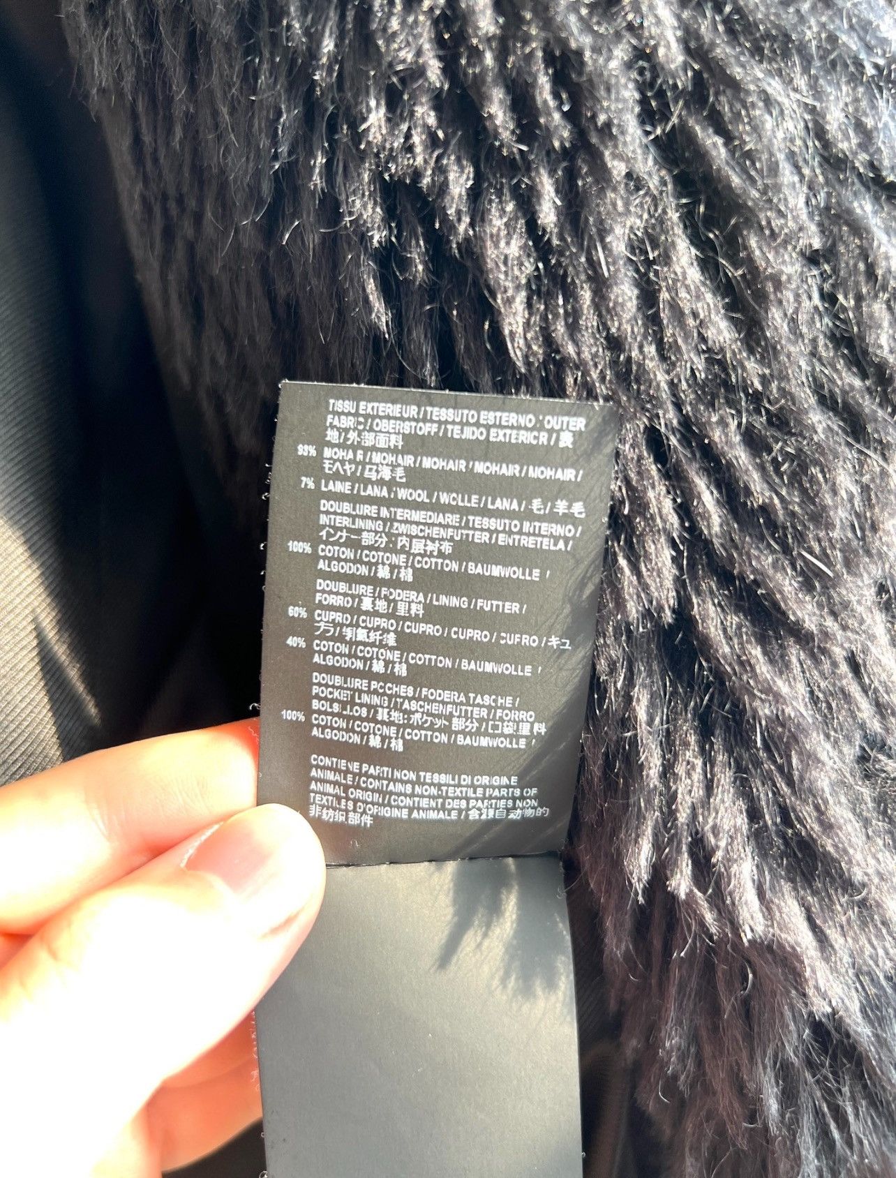 Saint Laurent Paris Saint Laurent Paris AW18 Mohair Fur Coat Sz. 50 Size US M / EU 48-50 / 2 - 8 Thumbnail