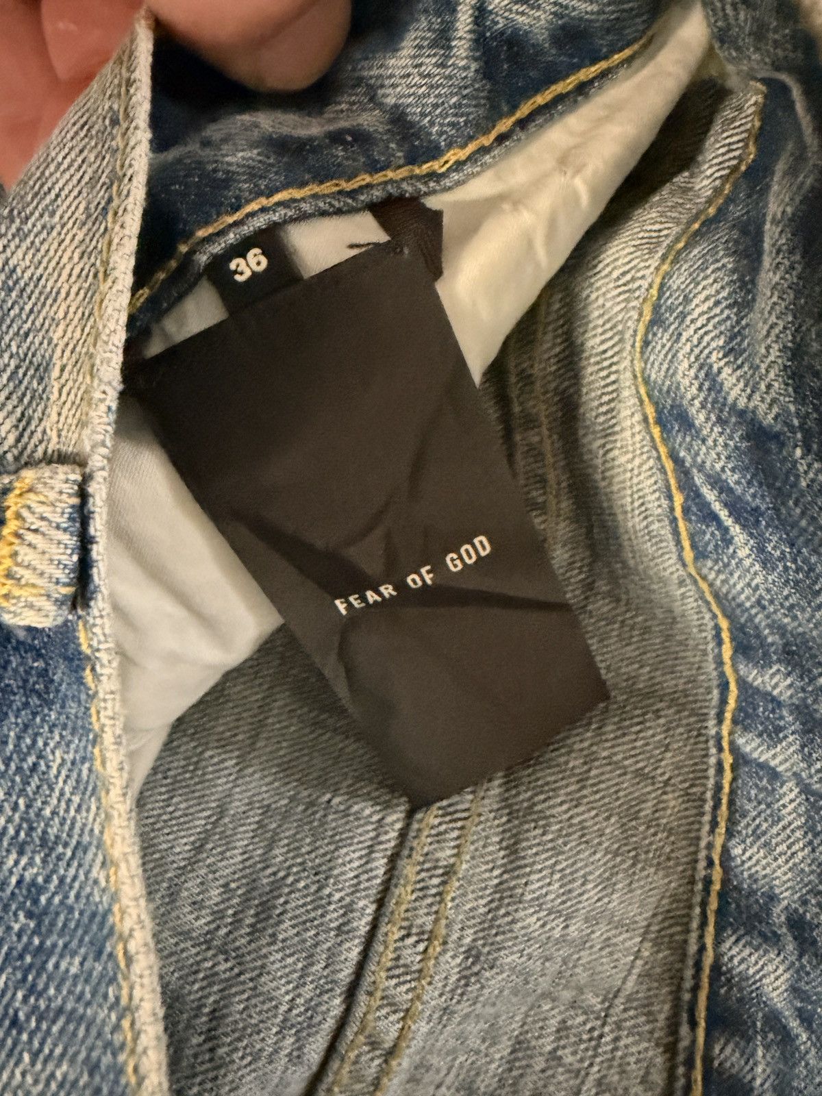 Fear of God Fear of god 6th collection skinny zipper denim jeans Size US 36 / EU 52 - 14 Thumbnail