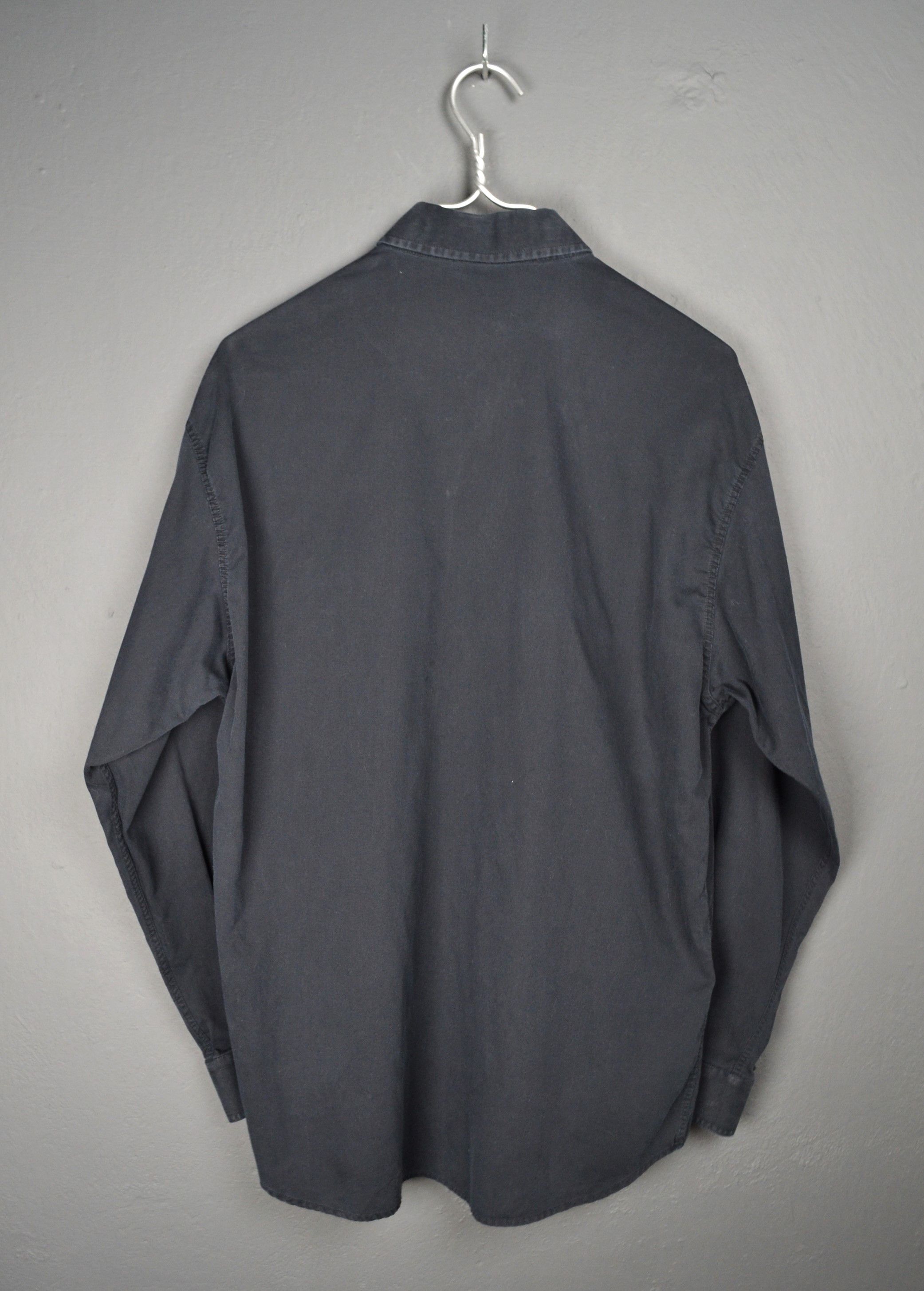 Versace Jeans Couture Versace Jeans Couture M size Black Cotton Shirt Vintage Size US M / EU 48-50 / 2 - 8 Thumbnail