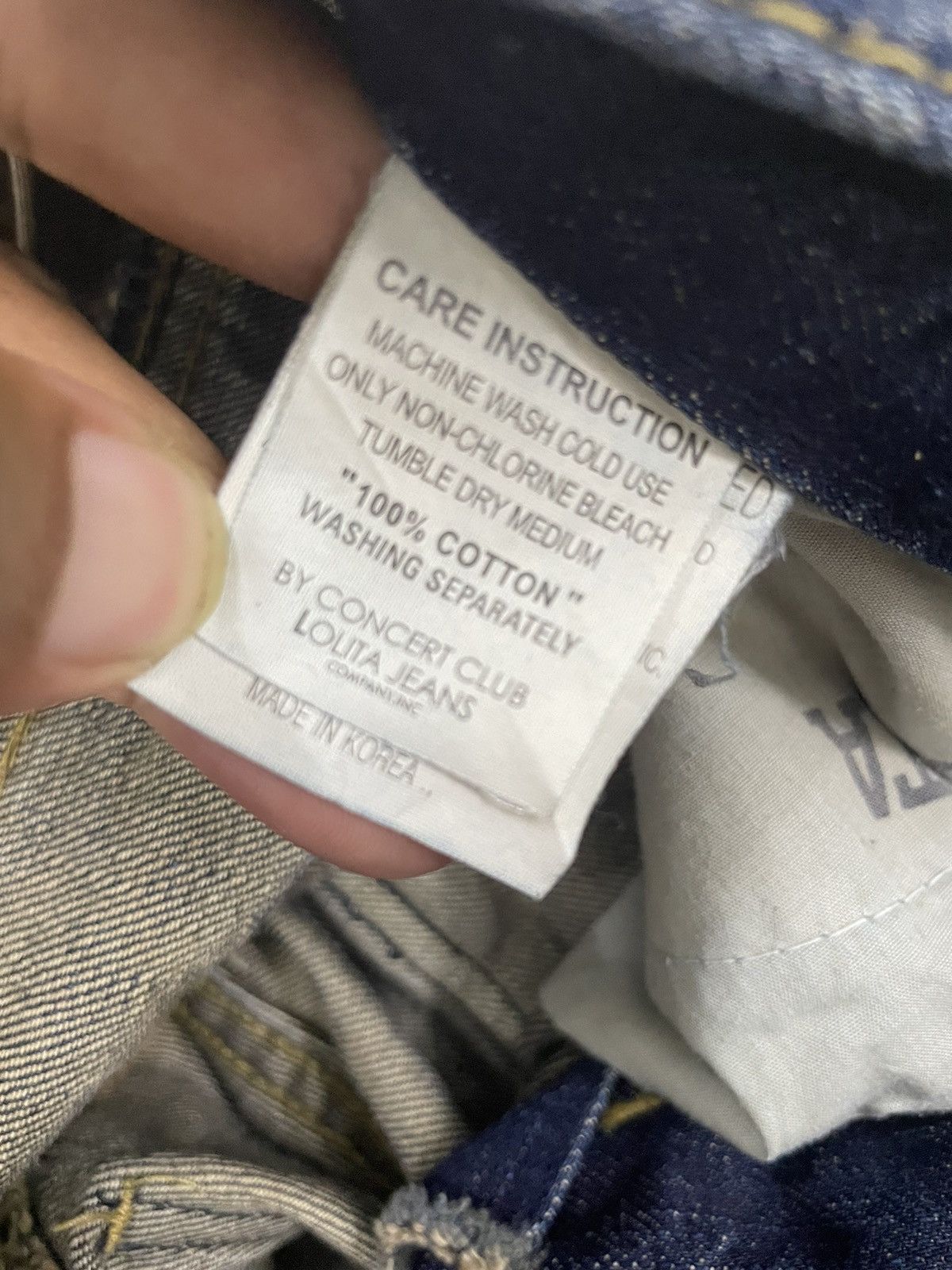 Japanese Brand Vintage Yoshitomo Nara Lolita Embroidery Logo Jeans Size US 32 / EU 48 - 9 Thumbnail