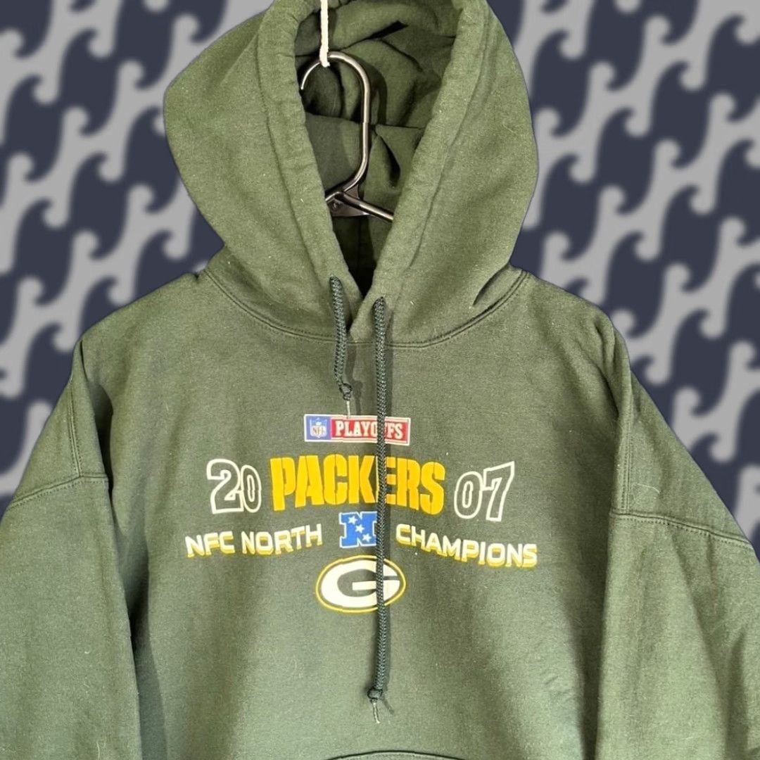 NFL VINTAGE GREEN BAY PACKERS Green Sweater NFL Mens XL Y2K Playoffs NFC North CHAMPIONS Size US XL / EU 56 / 4 - 1 Thumbnail