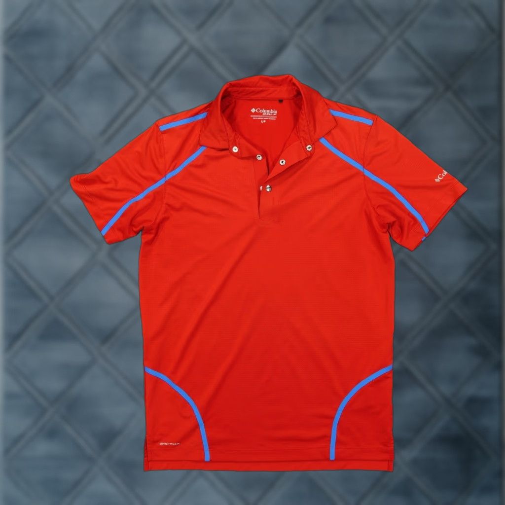 Vintage Columbia Polo Shirt Mens Small Red Omni-Wick Cut Away Performance Stretch Golf Shirt Mens Small Red Omni-Wick Cut Away Size US S / EU 44-46 / 1 - 1 Thumbnail