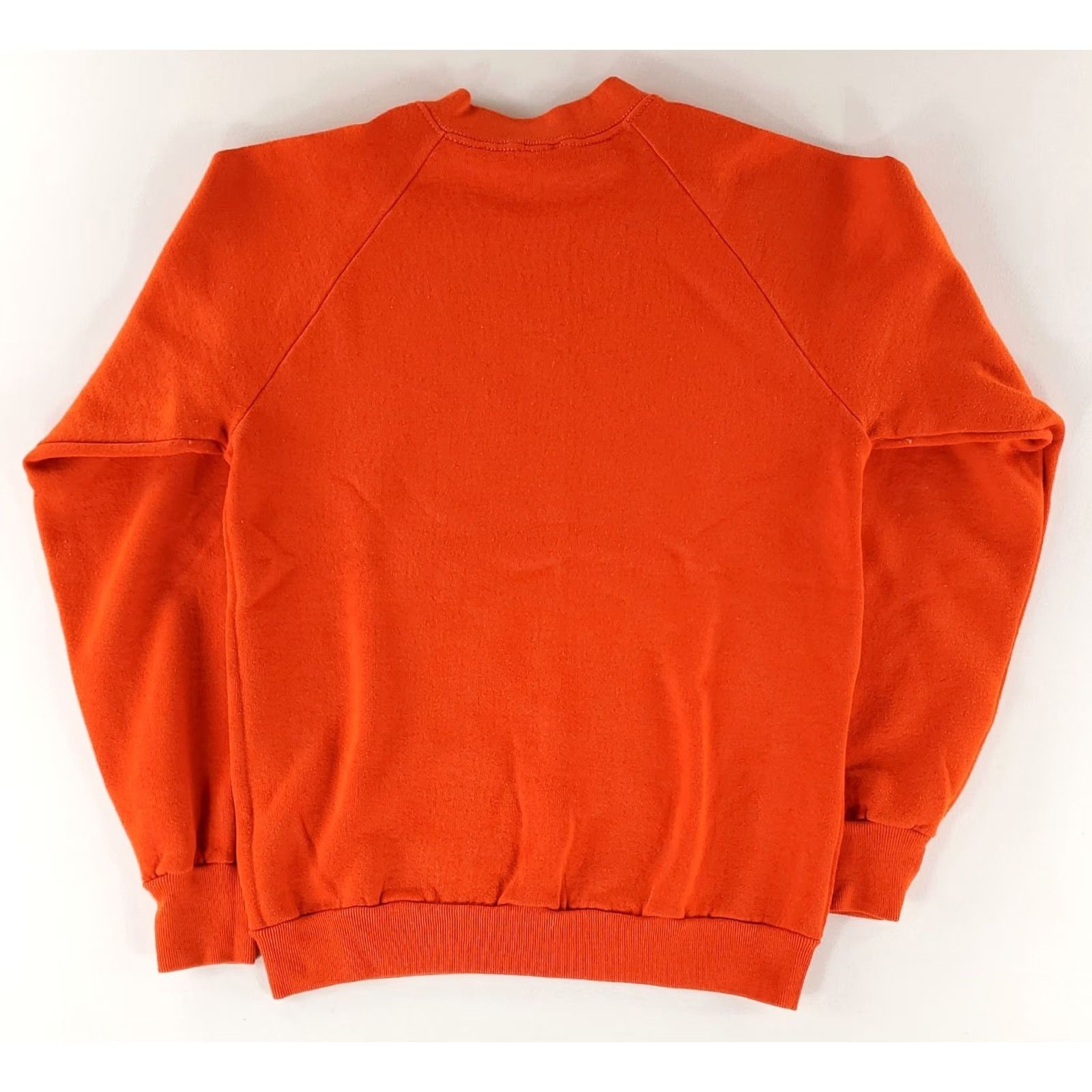 Jerzees VINTAGE Jerzees Sweatshirt Long Sleeve 90s Made USA Orange Mens M Shirt Pullover Blank Mens M Orange VTG 90s Sweatshirt Jerzees Size US M / EU 48-50 / 2 - 3 Thumbnail