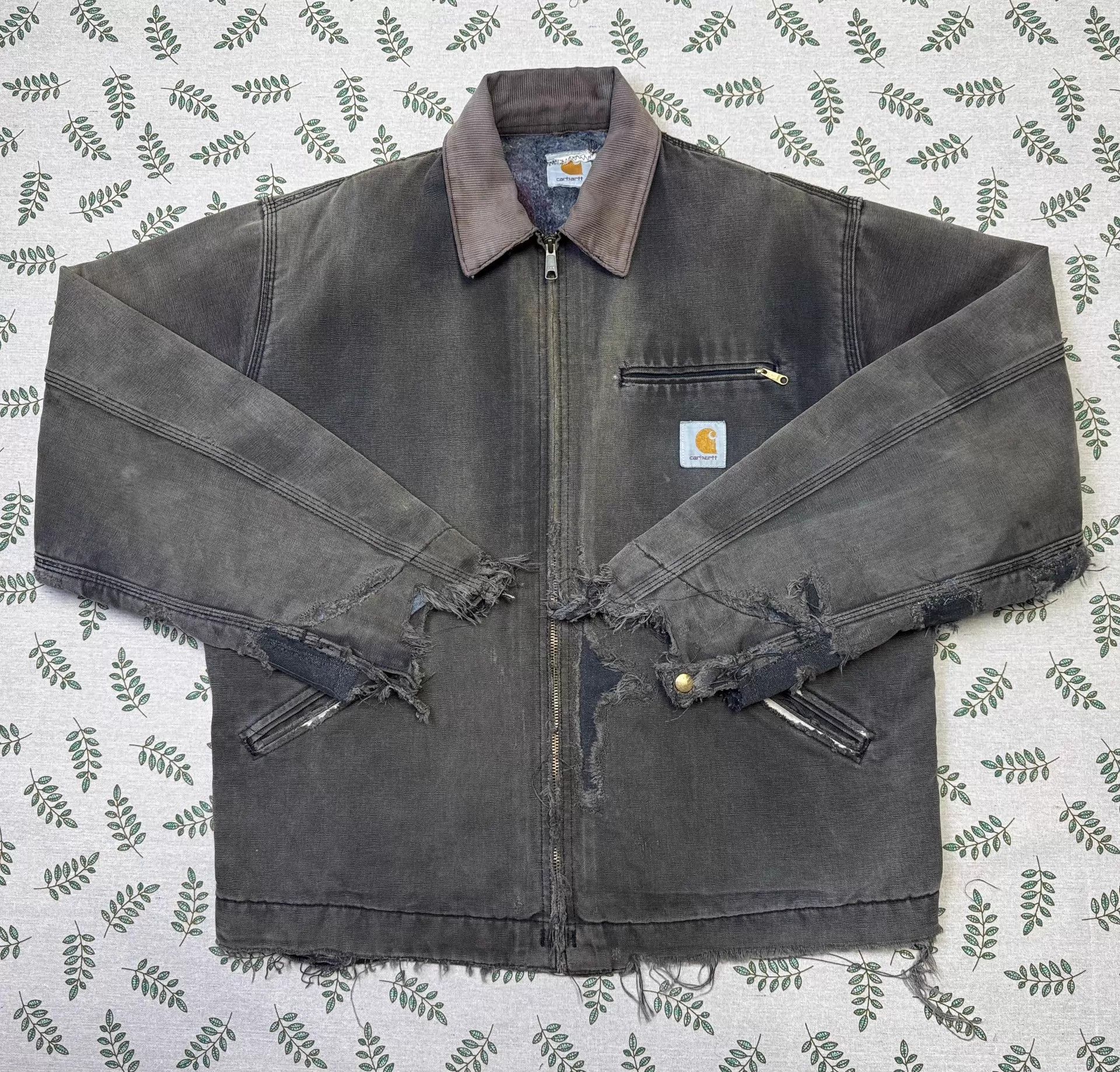 Carhartt Vintage Carhartt J01 Black 46TALL Detroit Jacket Size US S / EU 44-46 / 1 - 1 Thumbnail