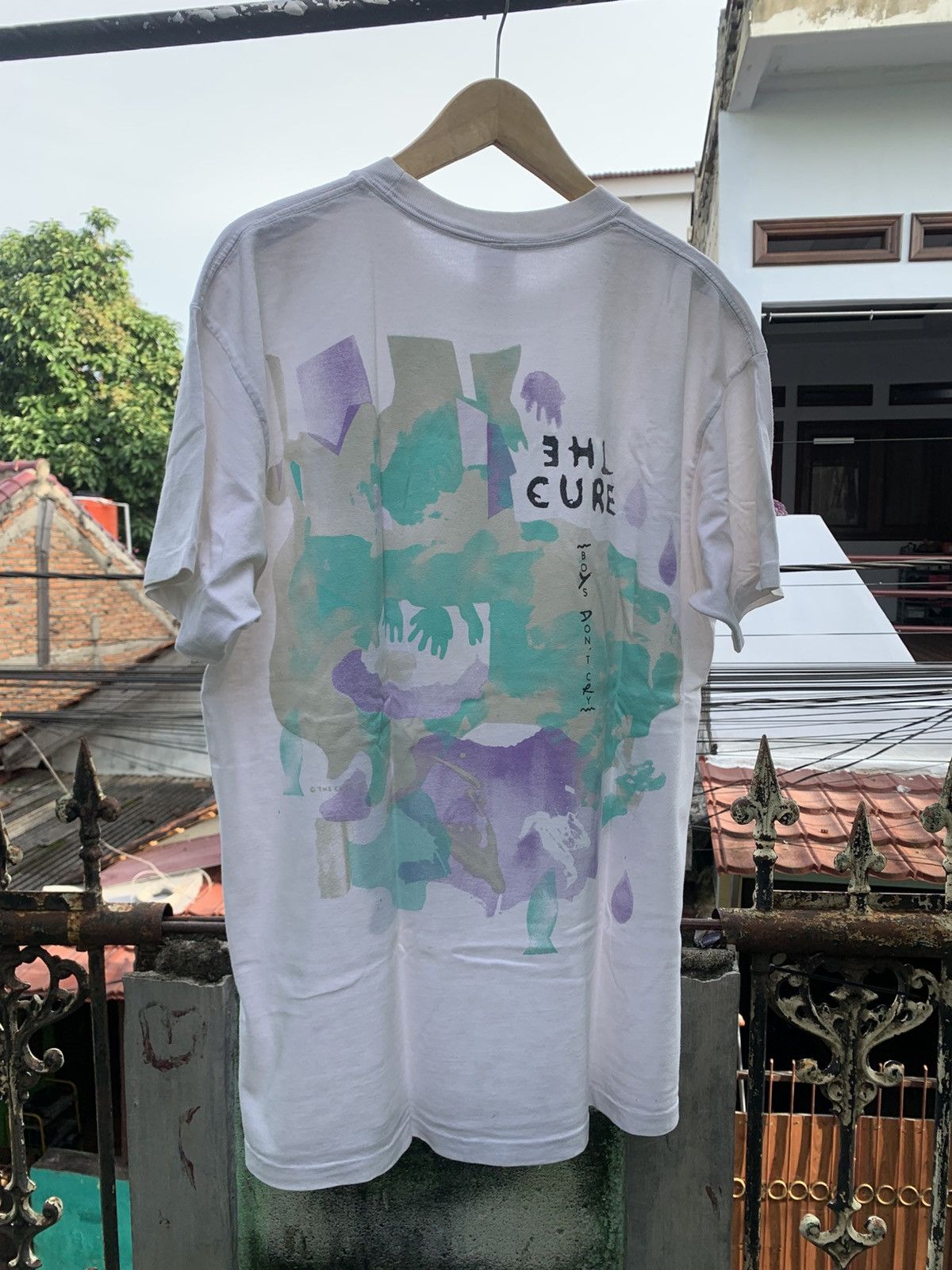 Band Tees Vintage The Cure "Boys Don't Cry" 1986 T-Shirt🔥 Size US XL / EU 56 / 4 - 6 Thumbnail