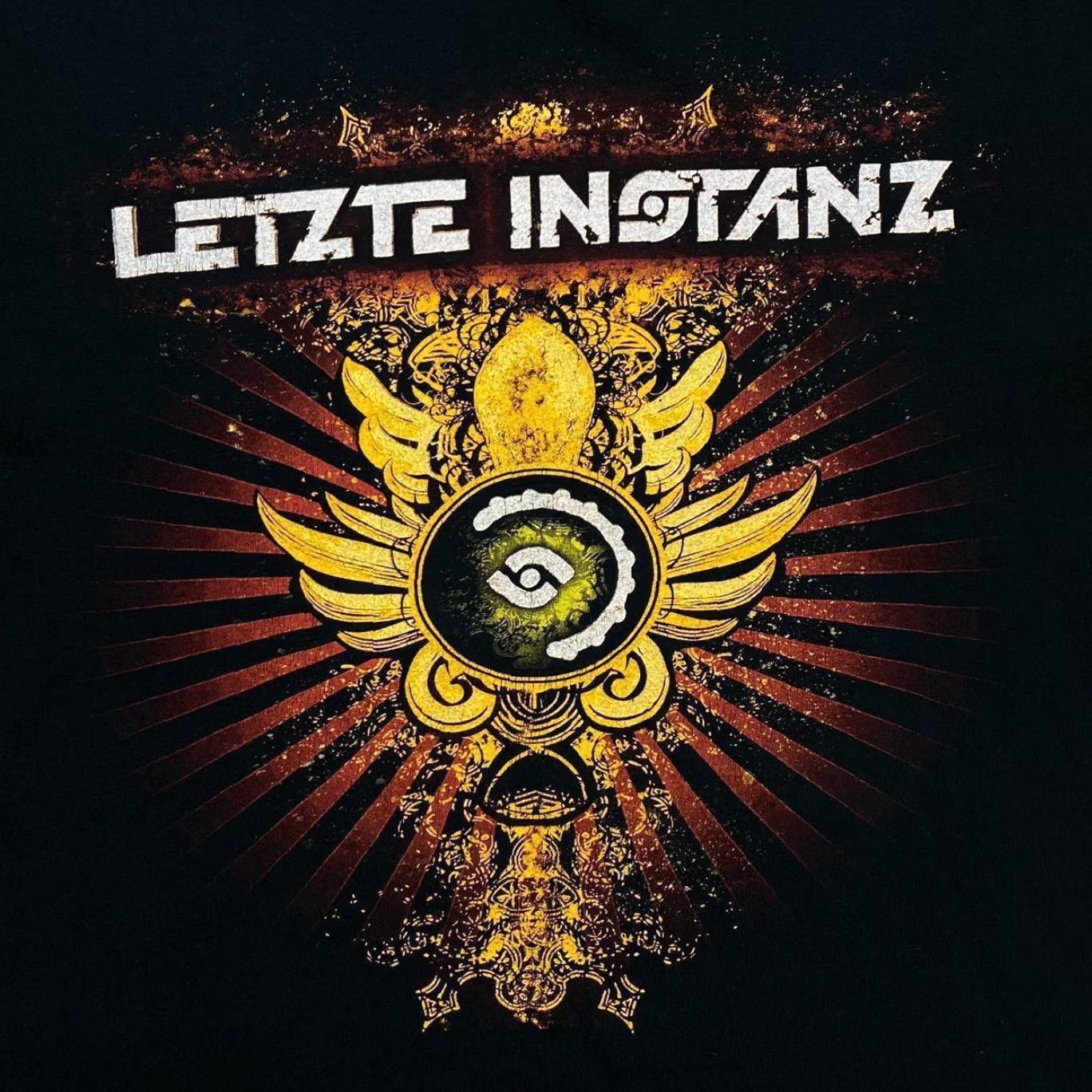 Gildan Letzte Instanz Black T-Shirt Medieval Symphonic Heavy Metal Band Graphic Print M Mens Shirt Regular Cotton Gildan Size US M / EU 48-50 / 2 - 4 Thumbnail