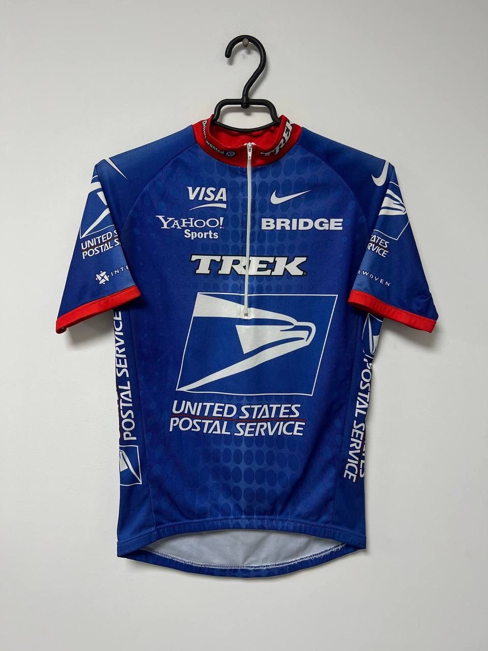 Nike Vintage USPS Trek Nike Cycling Jersey Tour Racing Bicycle S Size US S / EU 44-46 / 1 - 1 Thumbnail
