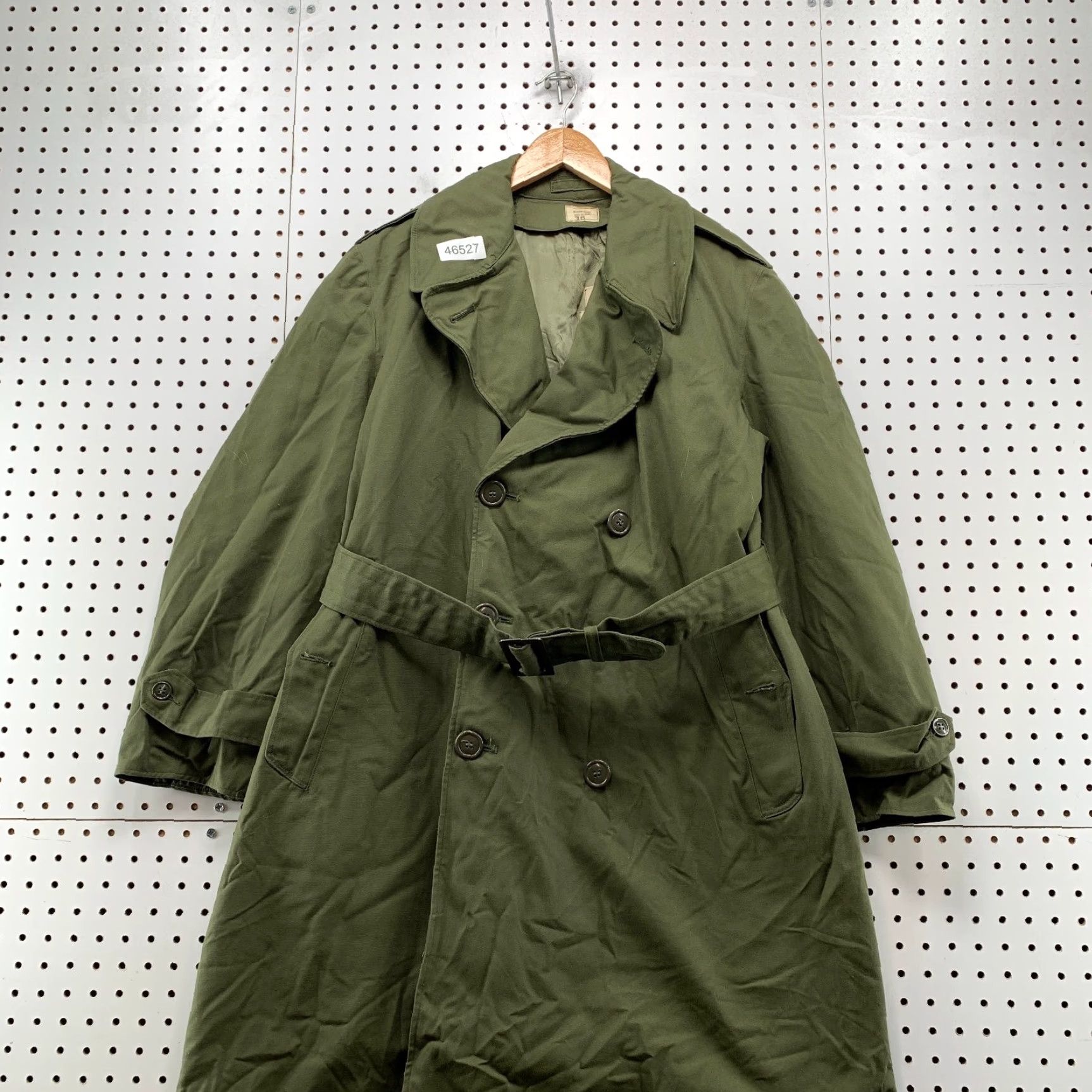 Doublet VINTAGE US Army Overcoat Jacket Mens M OG-107 Lined Double Breasted Green Winter Size US M / EU 48-50 / 2 - 5 Thumbnail