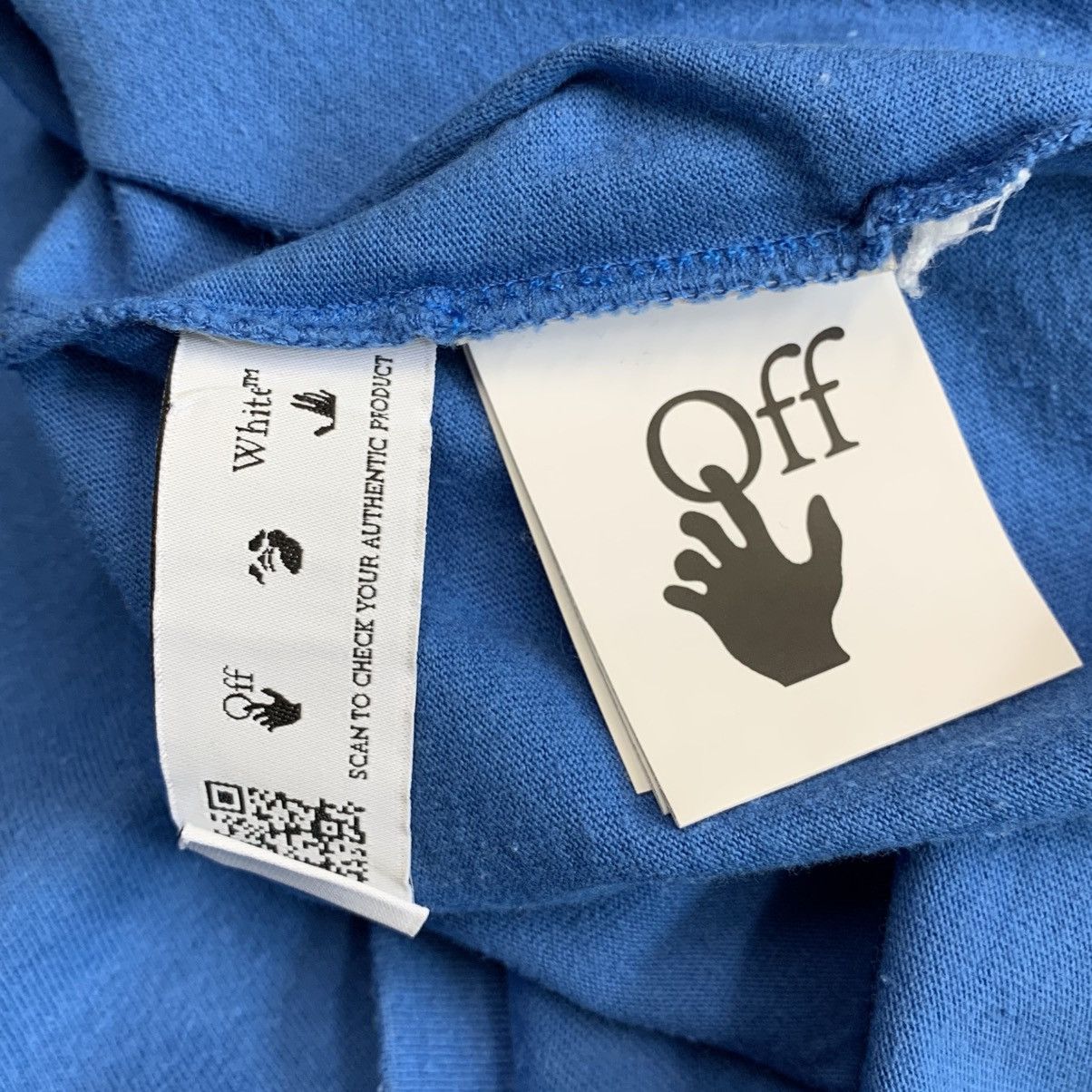Off-White Off White Medium Tee Diag Tab Blue T-Shirt Virgil Abloh Size US M / EU 48-50 / 2 - 6 Thumbnail
