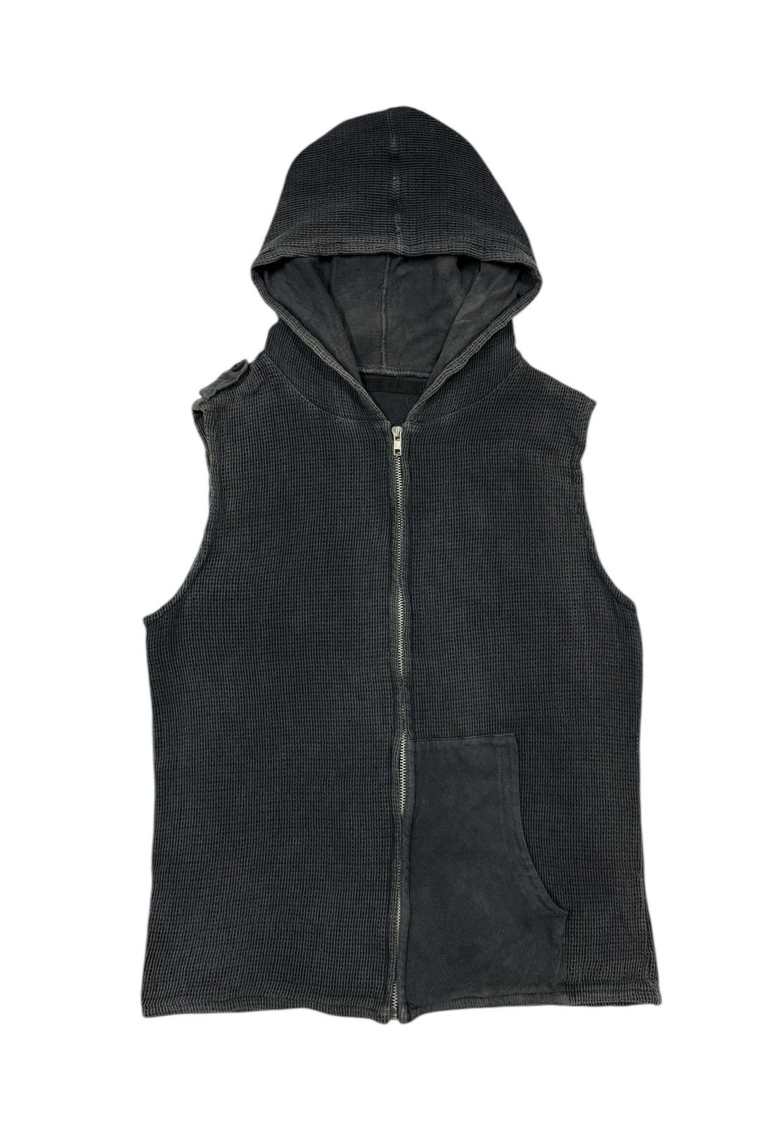 If Six Was Nine × Japanese Brand × Le Grande Bleu (L.G.B.) Vtg🔥The Roods Destroy BOndage Mesh Zipper Vest Hoddie Jacket Size US M / EU 48-50 / 2 - 1 Thumbnail