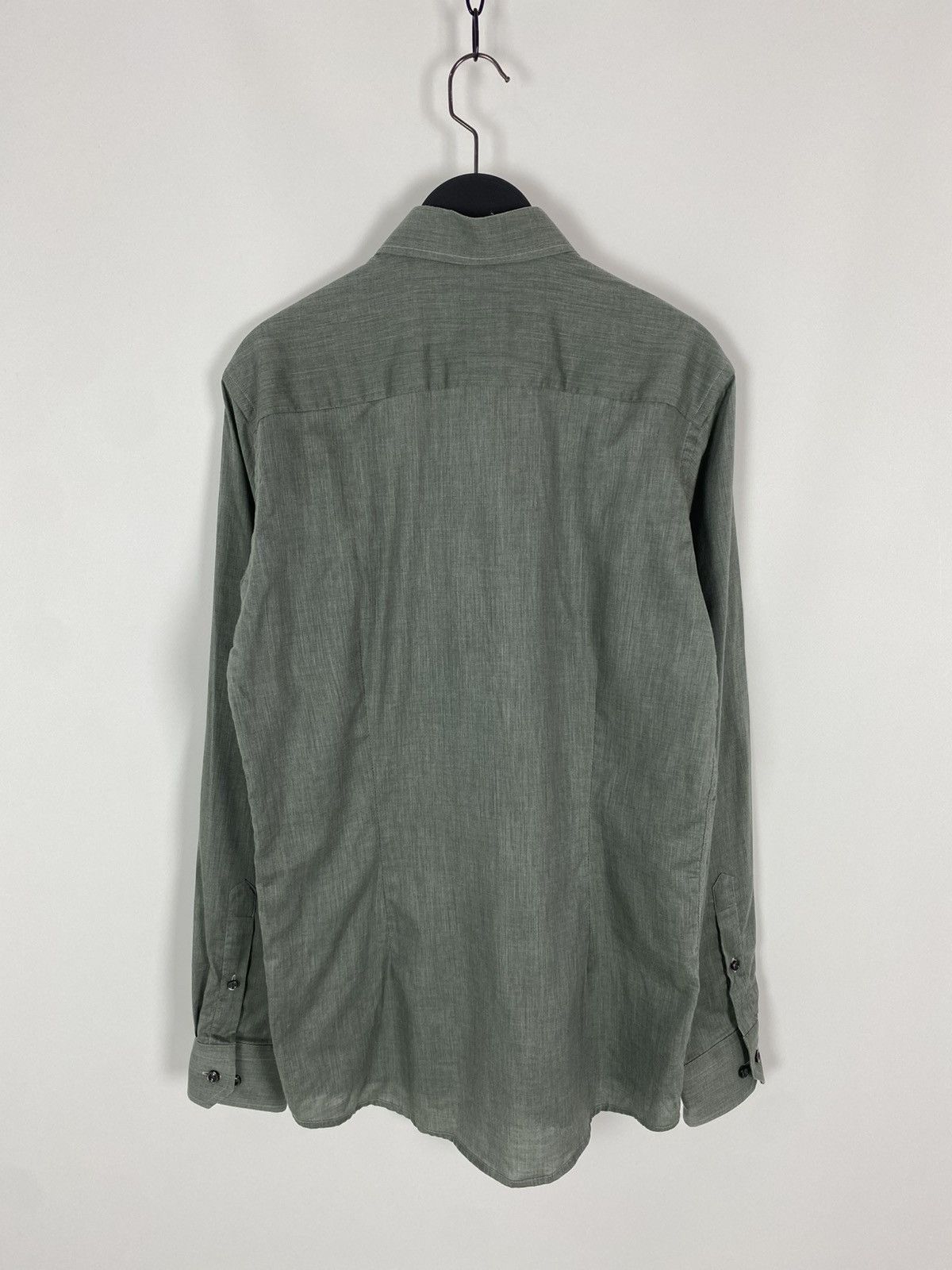 Eton Eton Contemporary Green Shirt Fine Light Twill Size US S / EU 44-46 / 1 - 2 Thumbnail