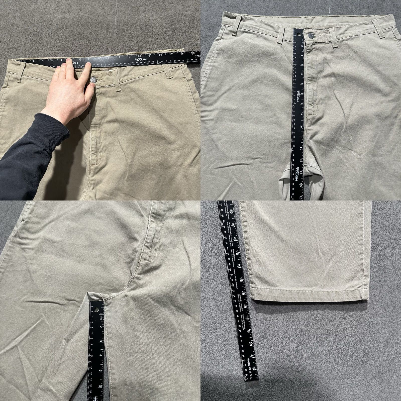 Levi's VINTAGE Levi's Pants Men 36 Beige Khaki Wide Leg Straight Skate 90s y2k Size US 36 / EU 52 - 9 Thumbnail
