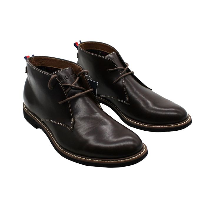 Tommy Hilfiger Tommy Hilfiger Men's Gibby FauxLeather CapToe Chukka Boots Grailed