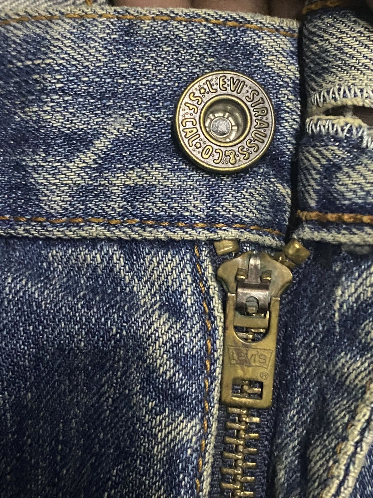 Levi's Vintage Clothing Vintage Levis 503 Mud Wash Distressed Baggy Jeans Size US 31 - 8 Thumbnail